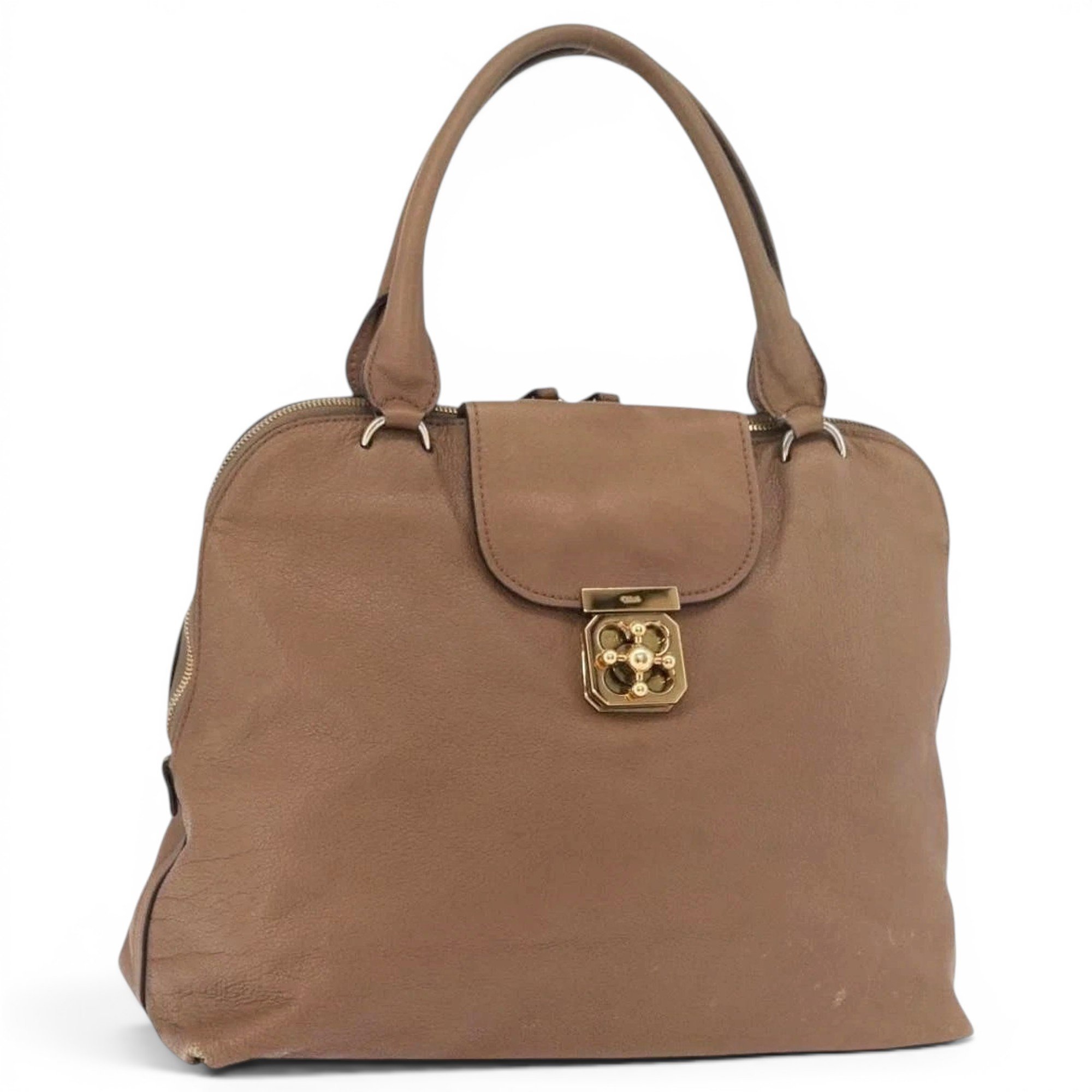 Leather handbag