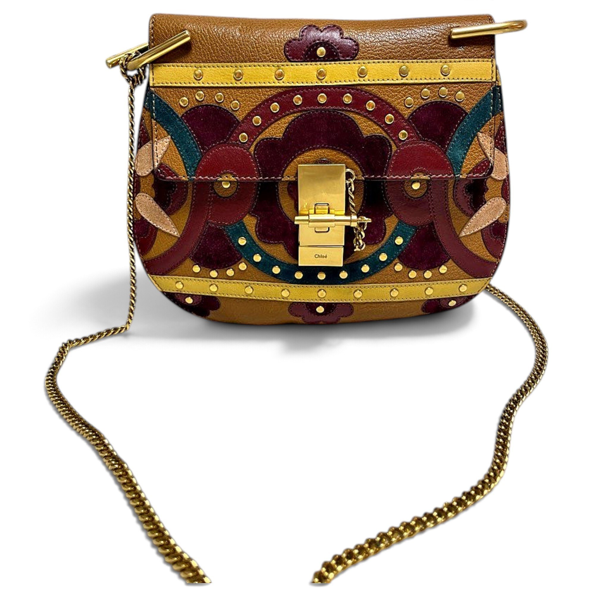 Drew leather crossbody bag