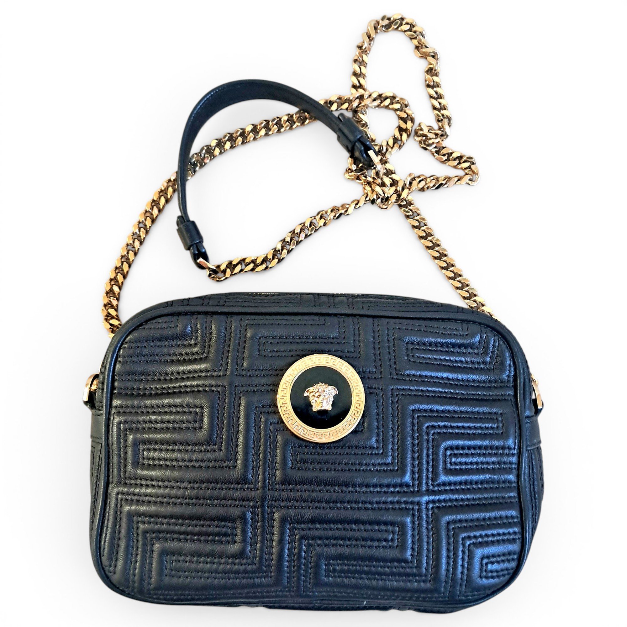 Versace Leather crossbody bag