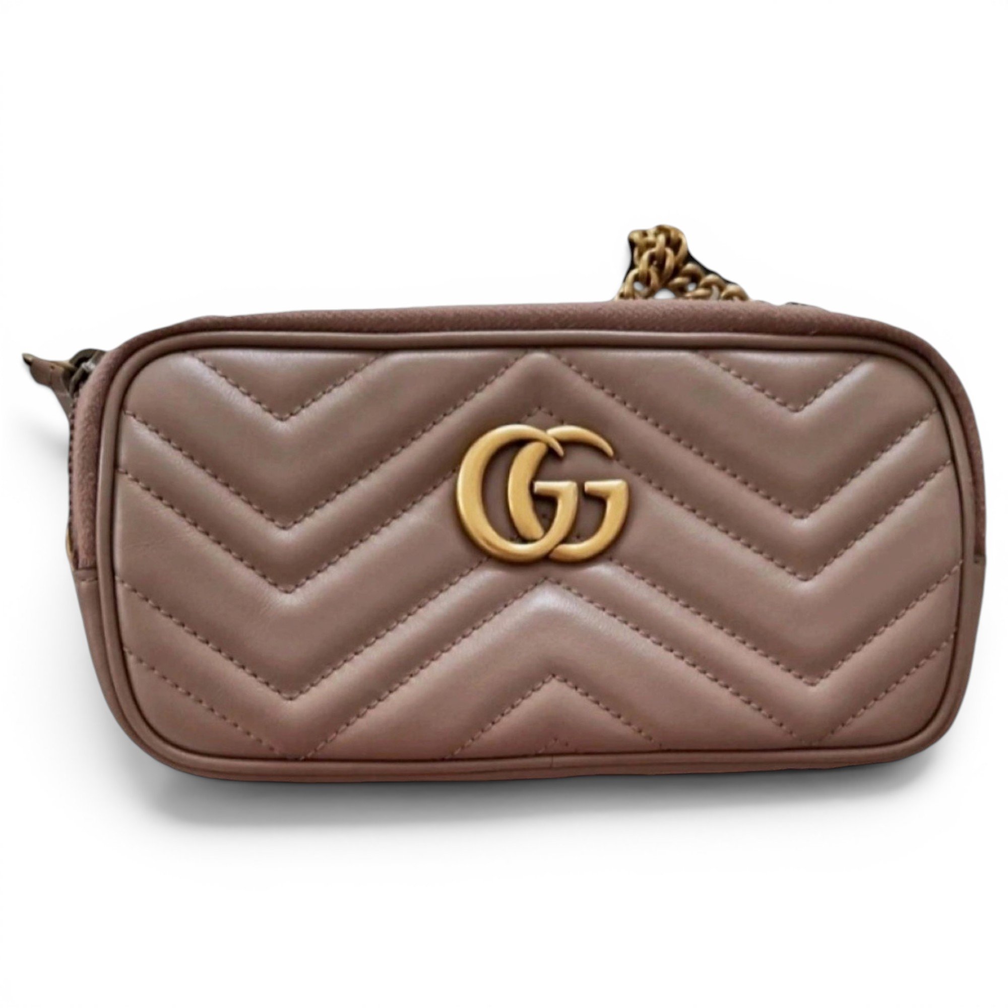 GG Marmont Triple zip leather crossbody bag
