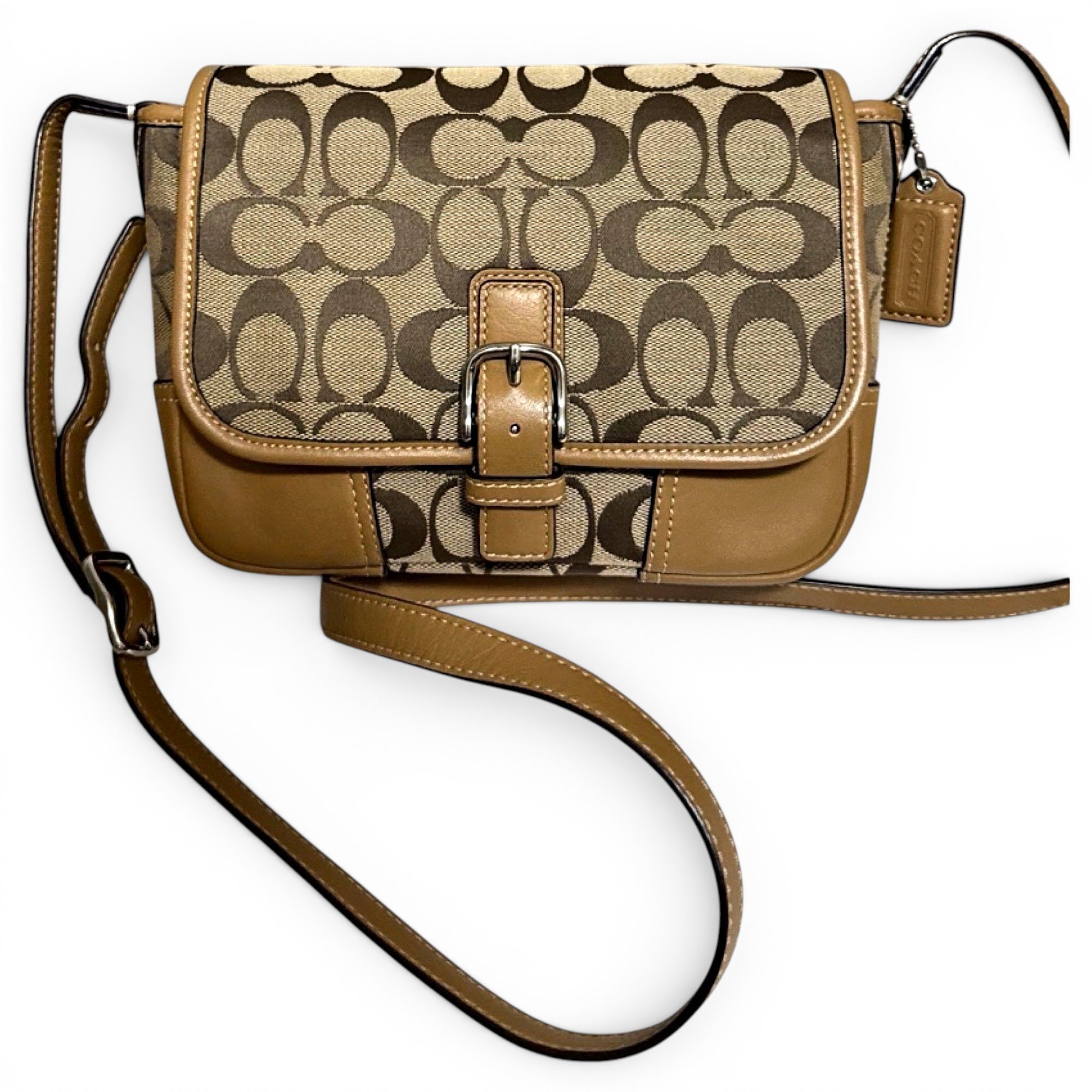 Signature Sufflette cloth crossbody bag