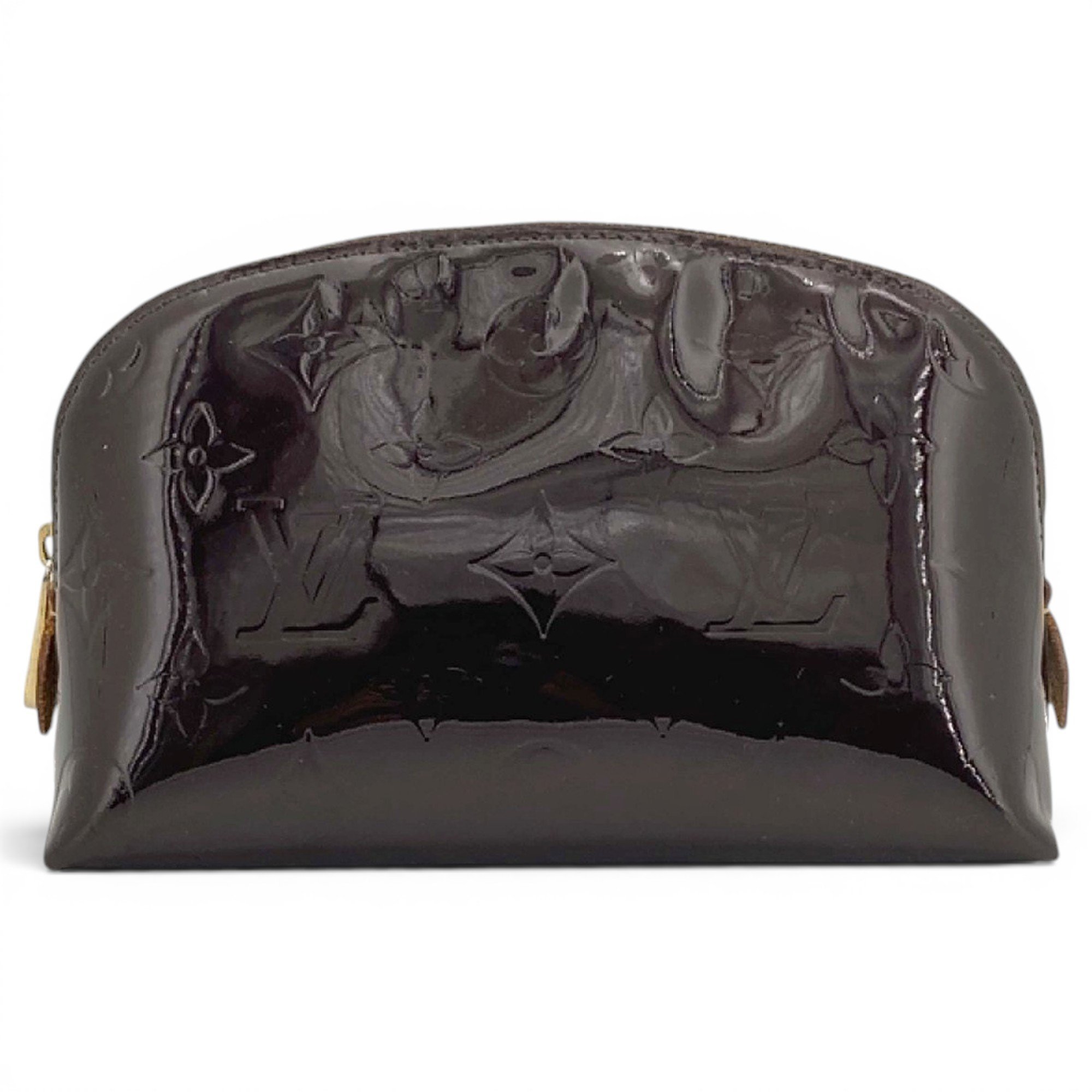 Pochette Cosmétique patent leather vanity case