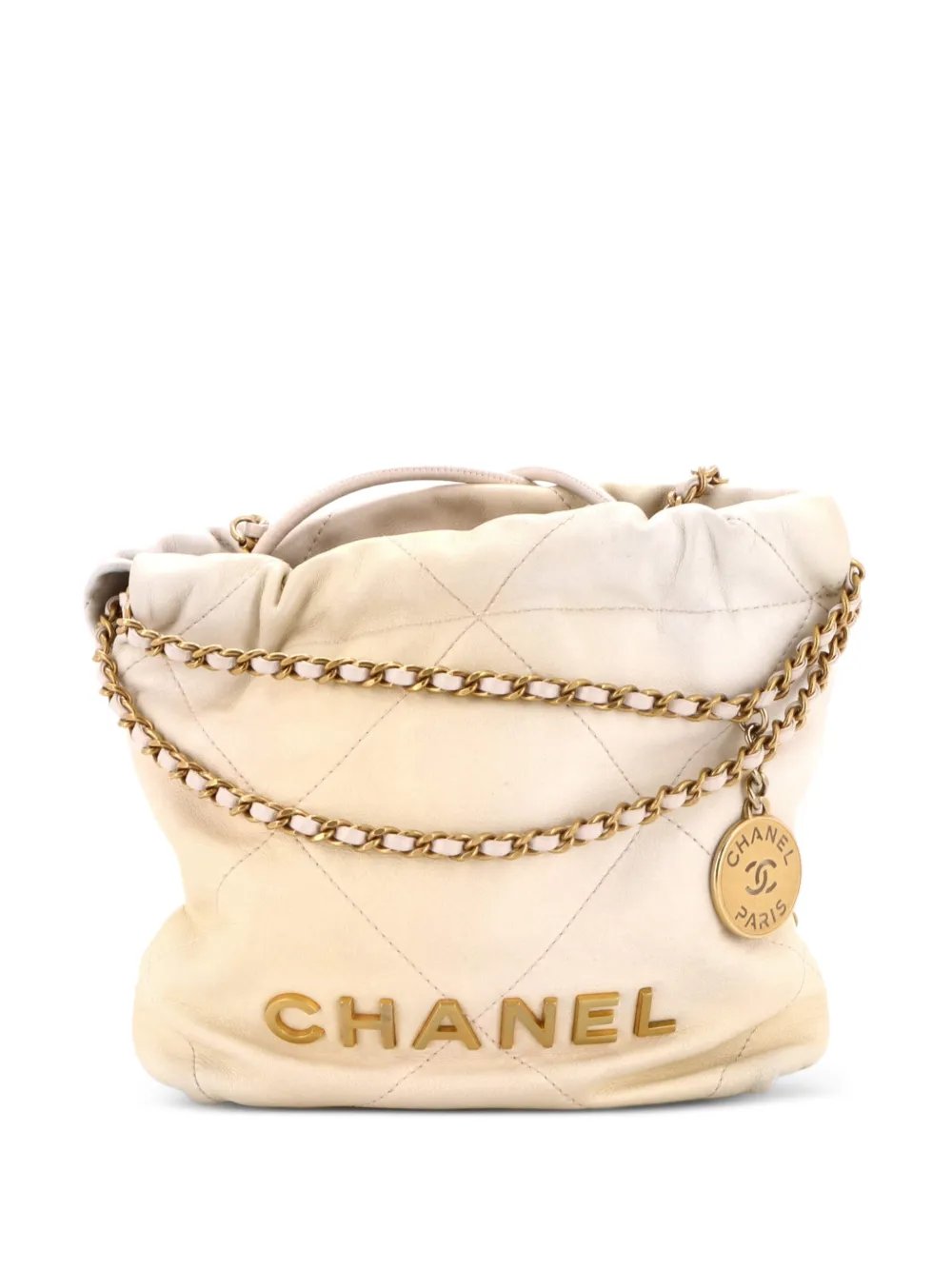 22 Chain Hobo Quilted Shaded Calfskin Mini crossbody bag