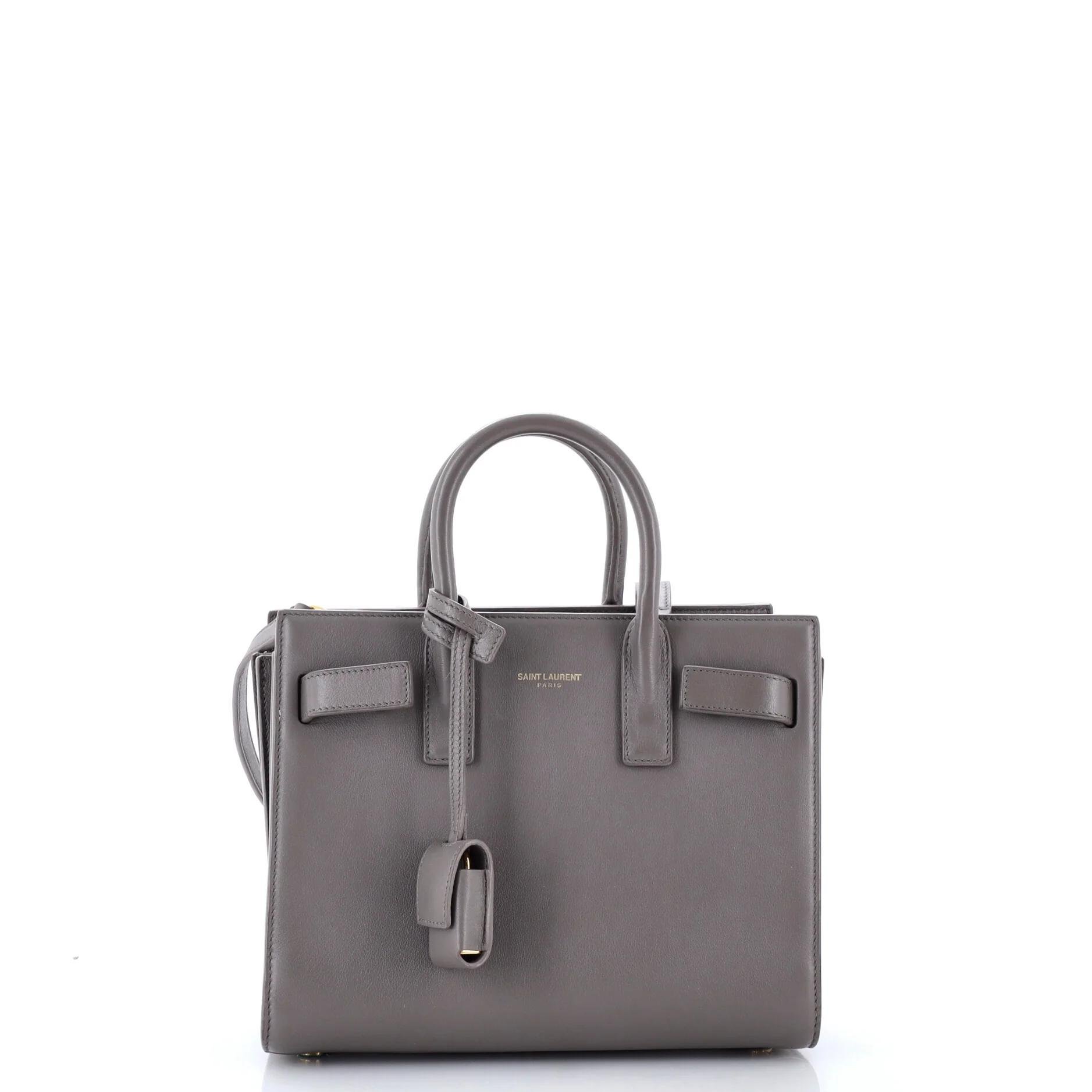 Leather tote