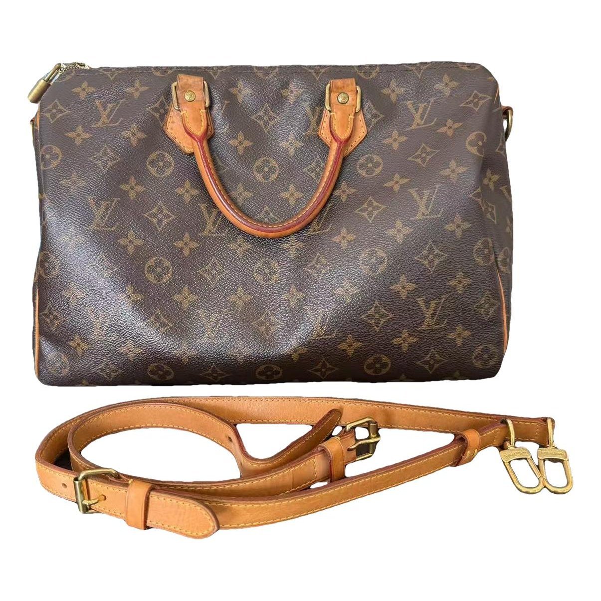 Speedy Bandoulière leather handbag
