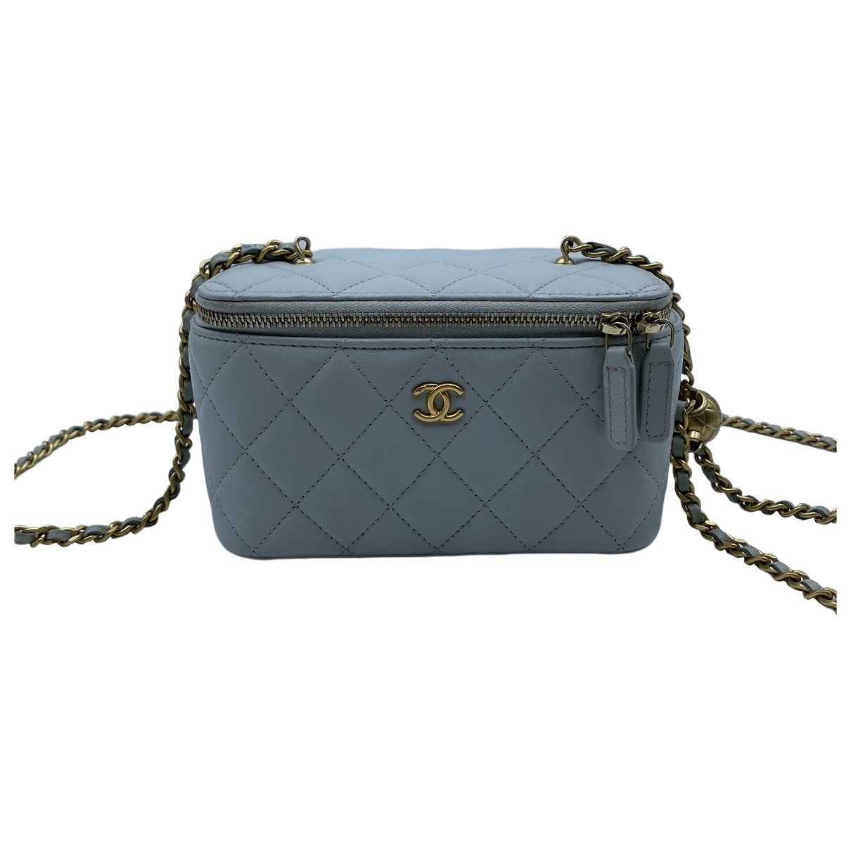 Trendy CC Vanity leather handbag