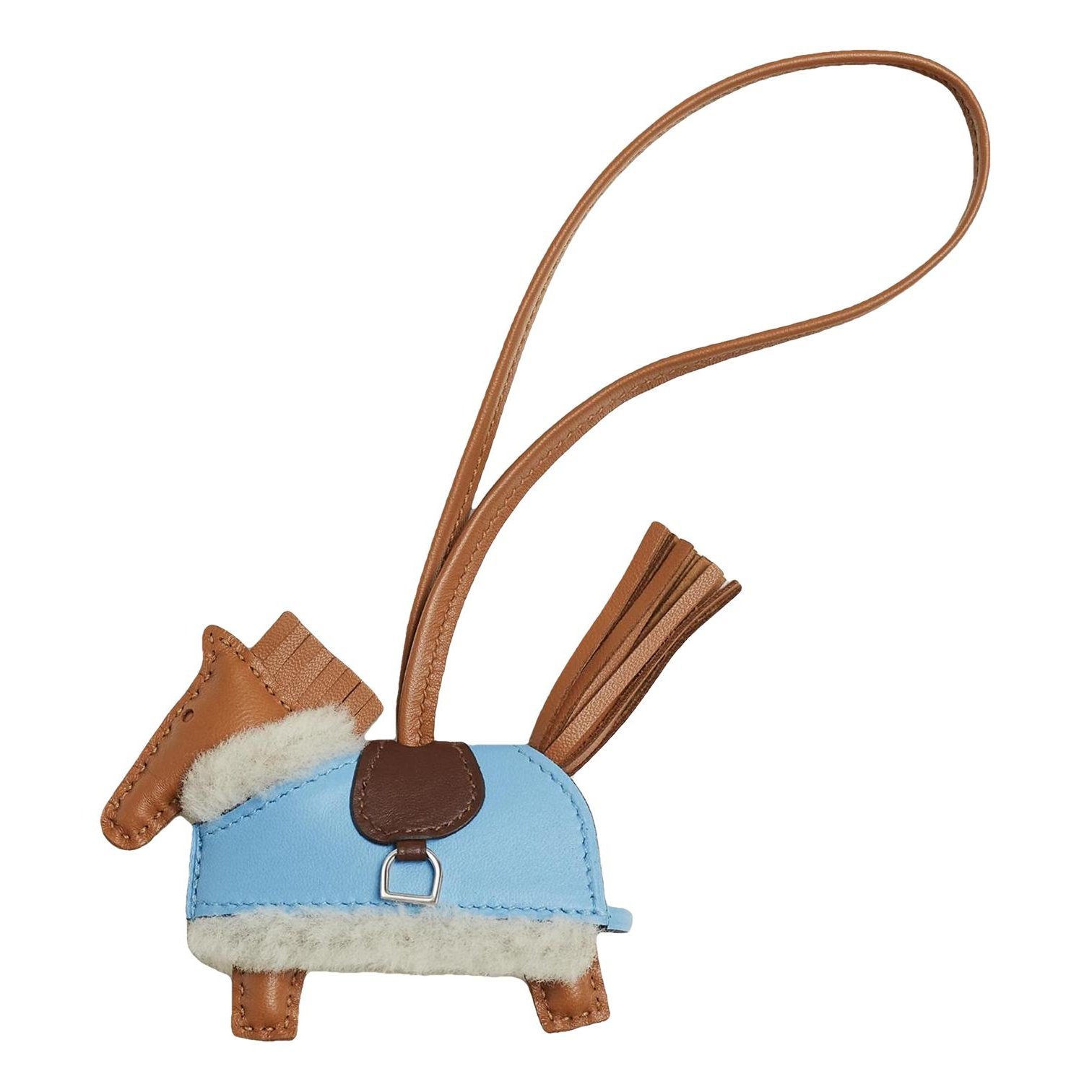 Hermès Hermès Budy charm Écru/Rose Darling/Bleu De France | BagUSeek