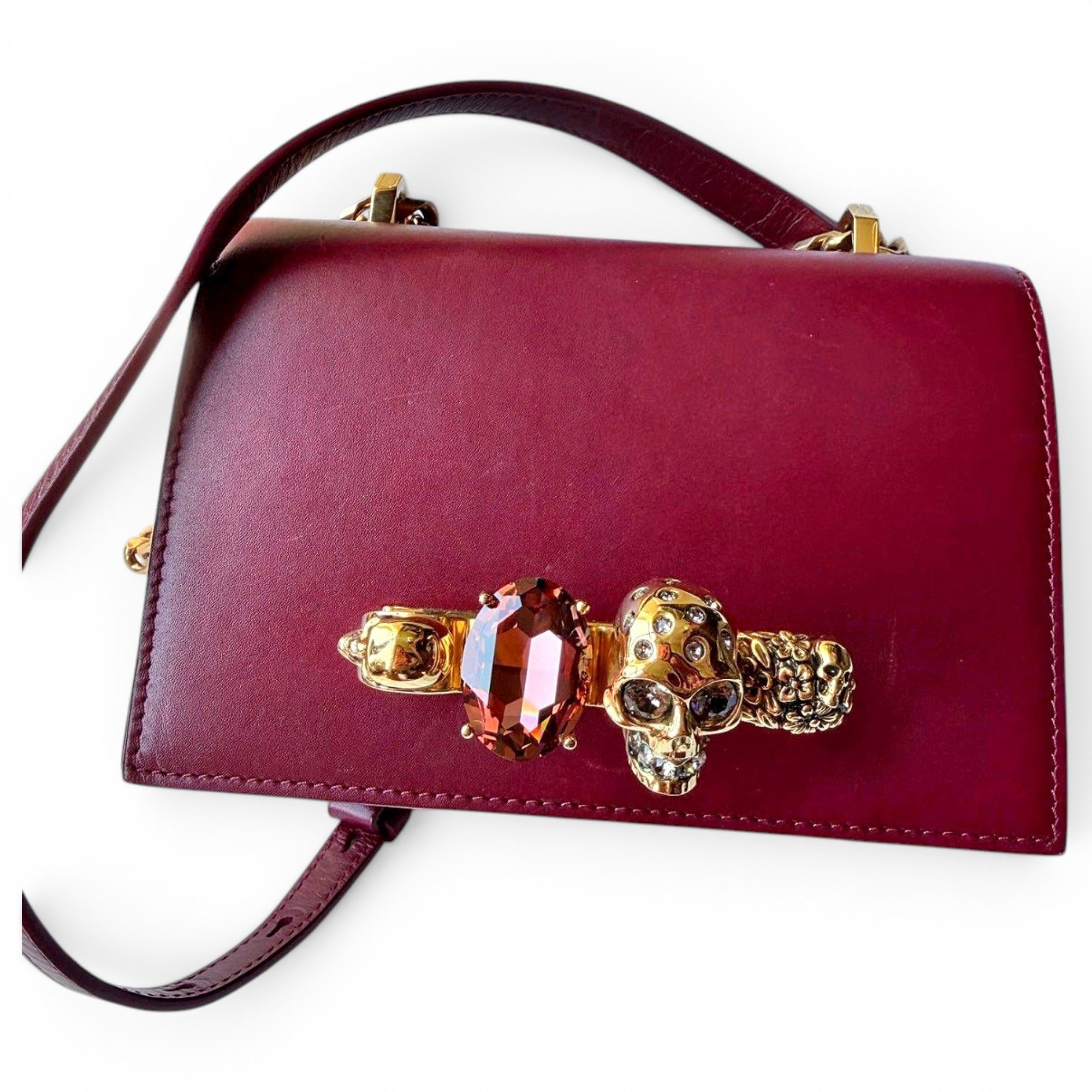 Alexander McQueen Knuckle leather bag