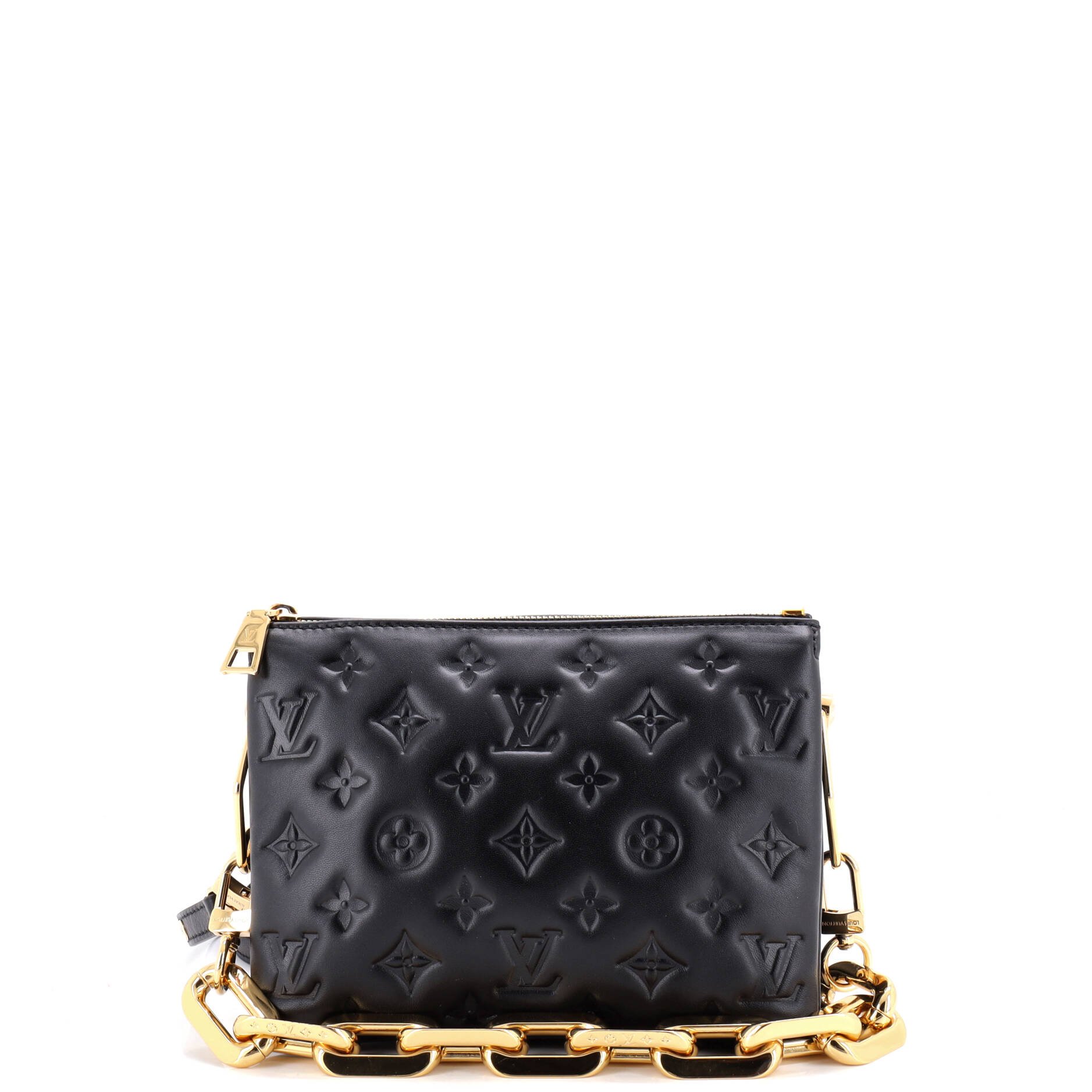 Coussin Bag Monogram Embossed Lambskin BB