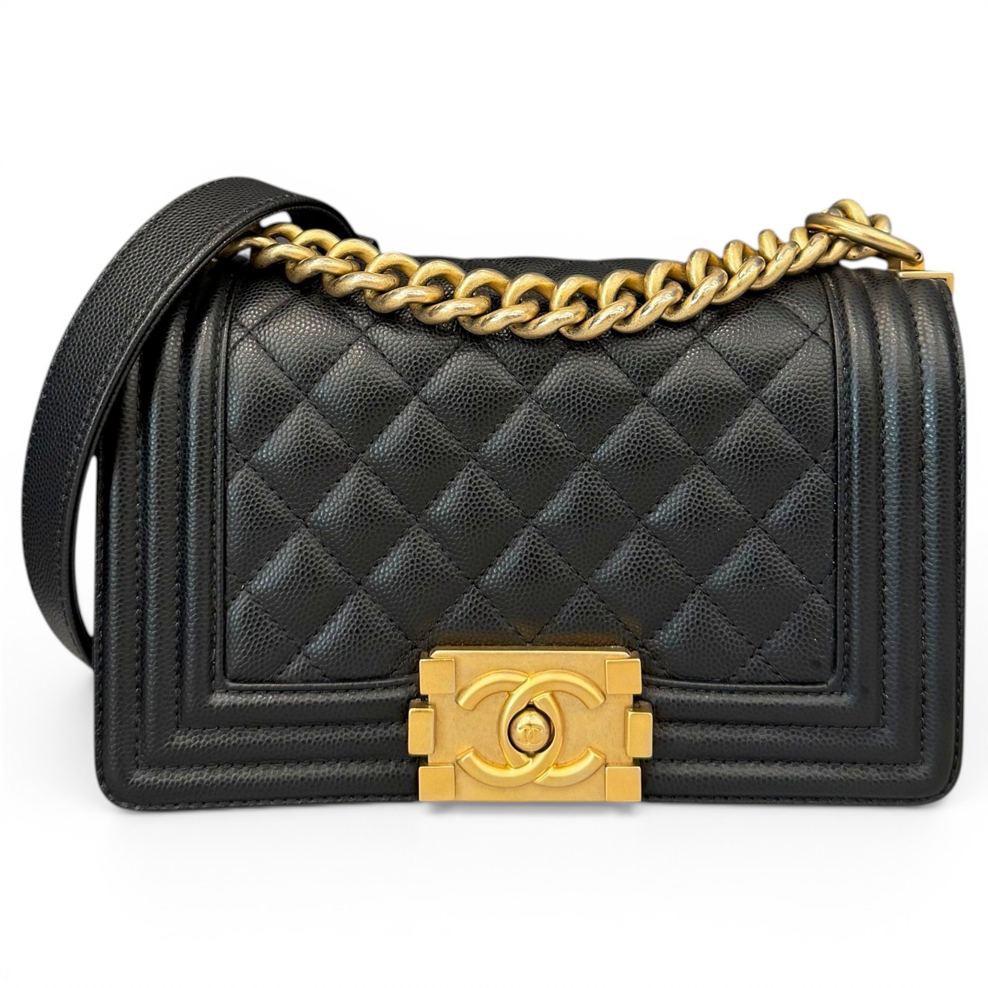 Boy pony-style calfskin handbag