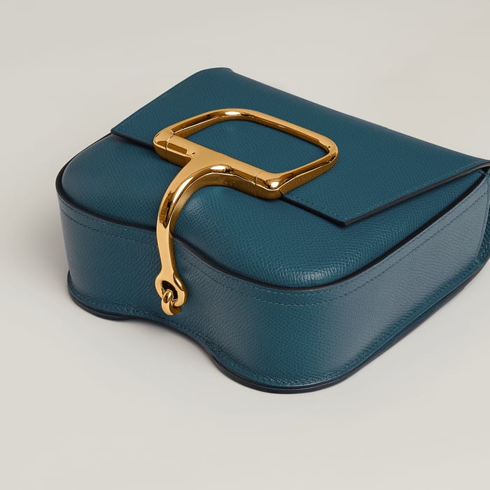 블루 드 프뤼스 Hermes Della Cavalleria 미니 백