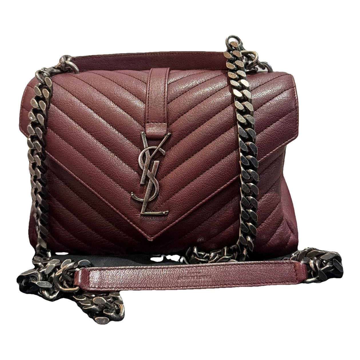 Collége monogramme leather handbag
