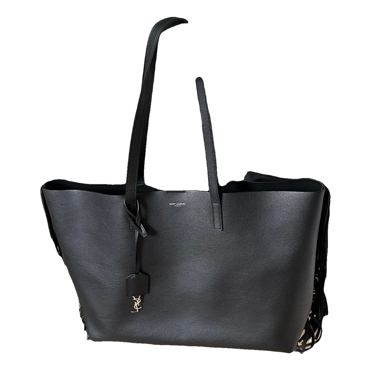 Shopping leather tote