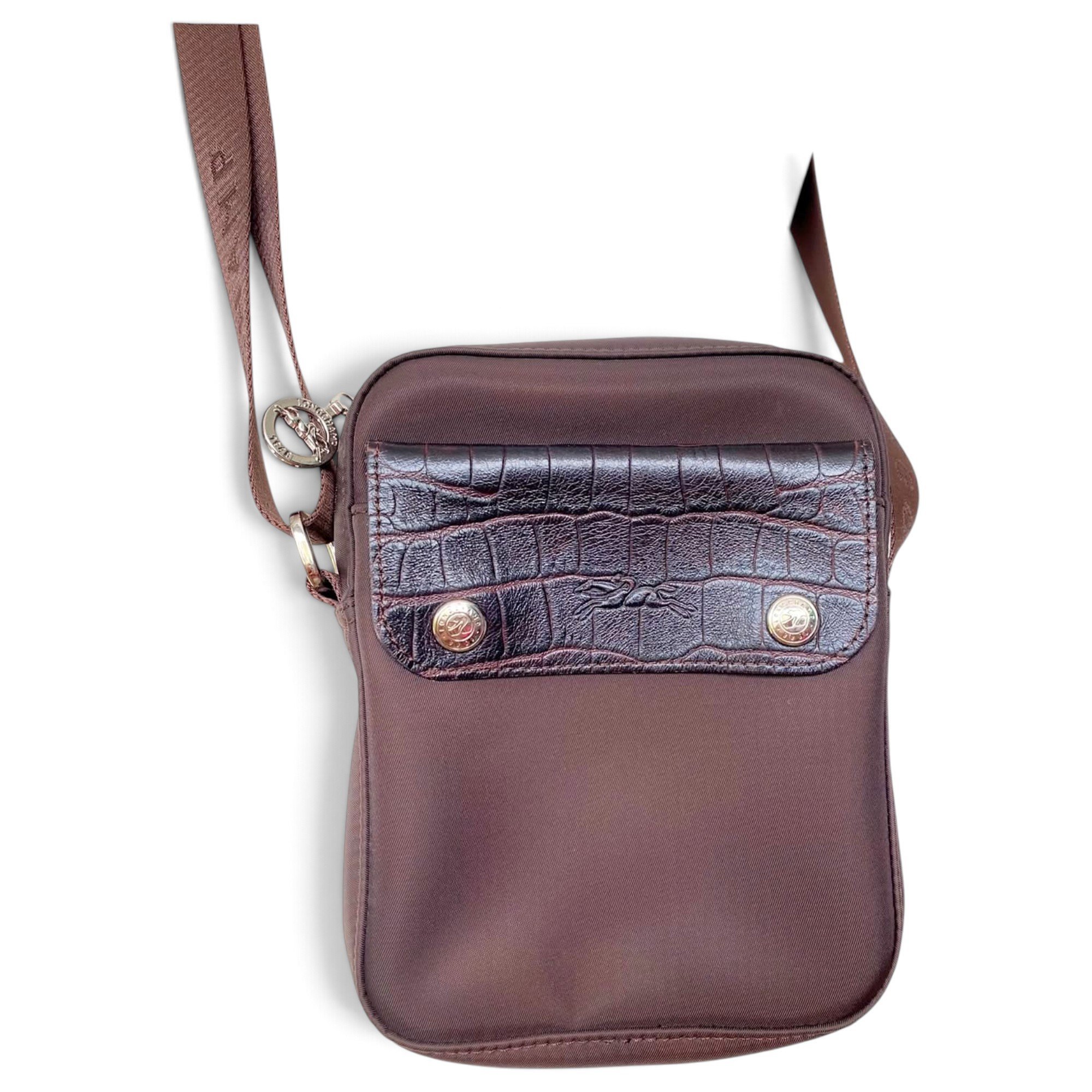 Longchamp Pliage cloth crossbody bag