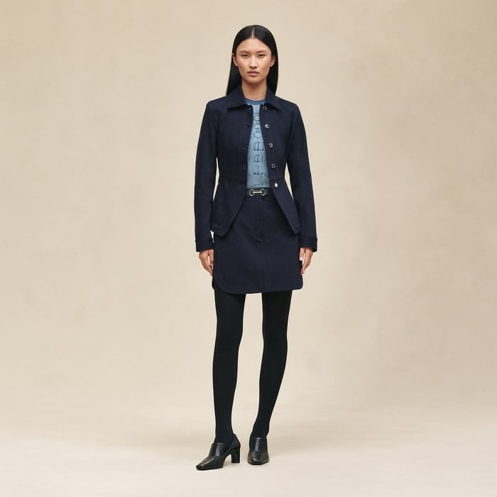 Bleu Noir Equestrian Miniskirt