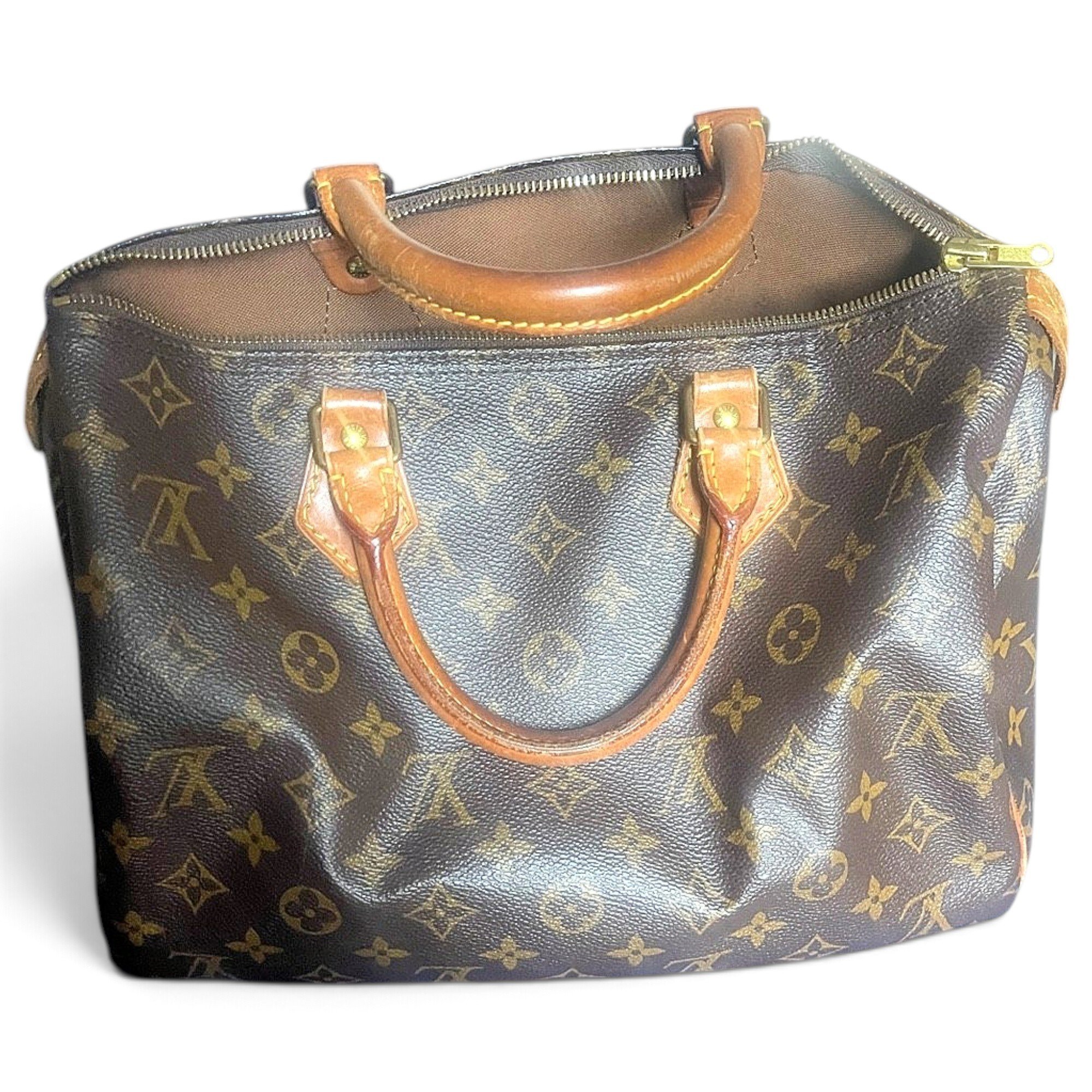 Louis Vuitton Speedy leather bowling bag