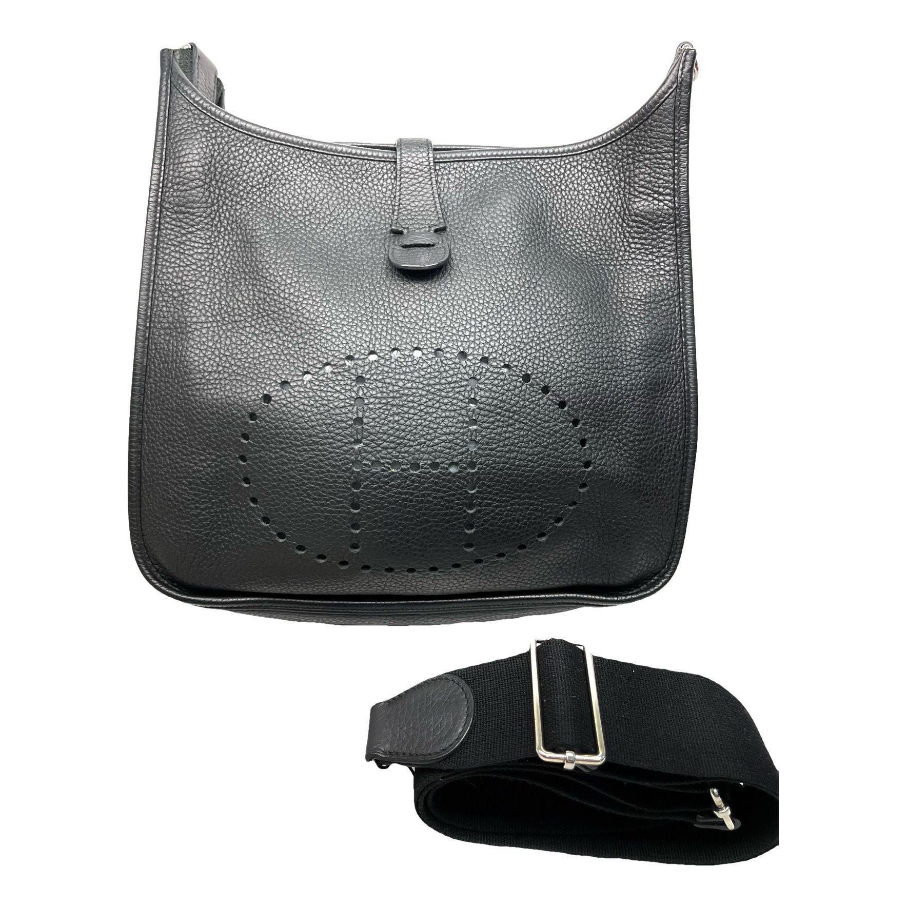 Hermes Evelyne Handbag Black