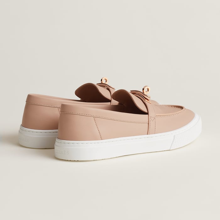 Beige Nude Tênis Slip-on Game