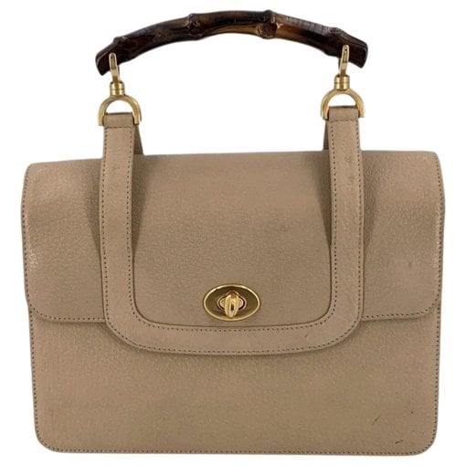 Vintage Bamboo leather handbag