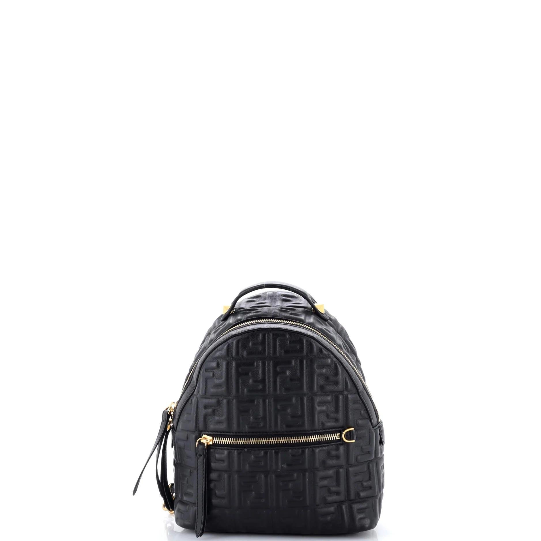 Leather backpack