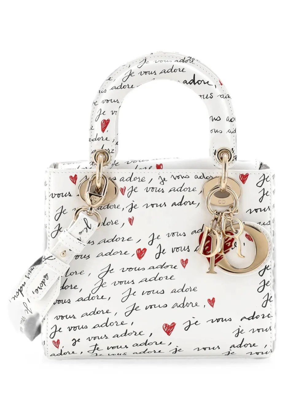 My ABCDior Lady Dior Bag Printed Leather Small satchel