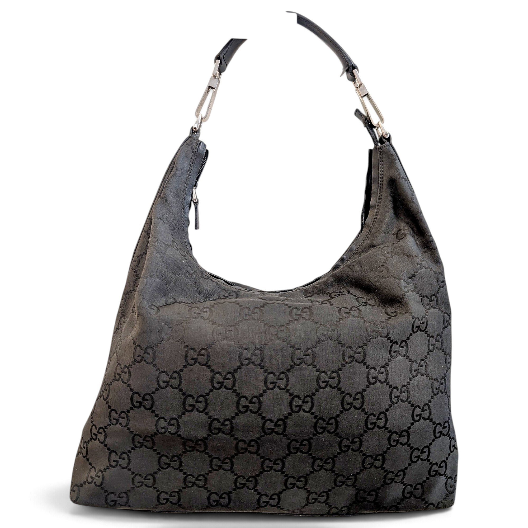 Hobo leather handbag