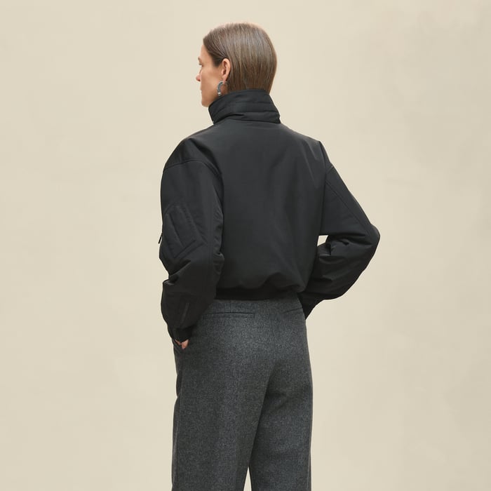 Noir Bomber Jacket
