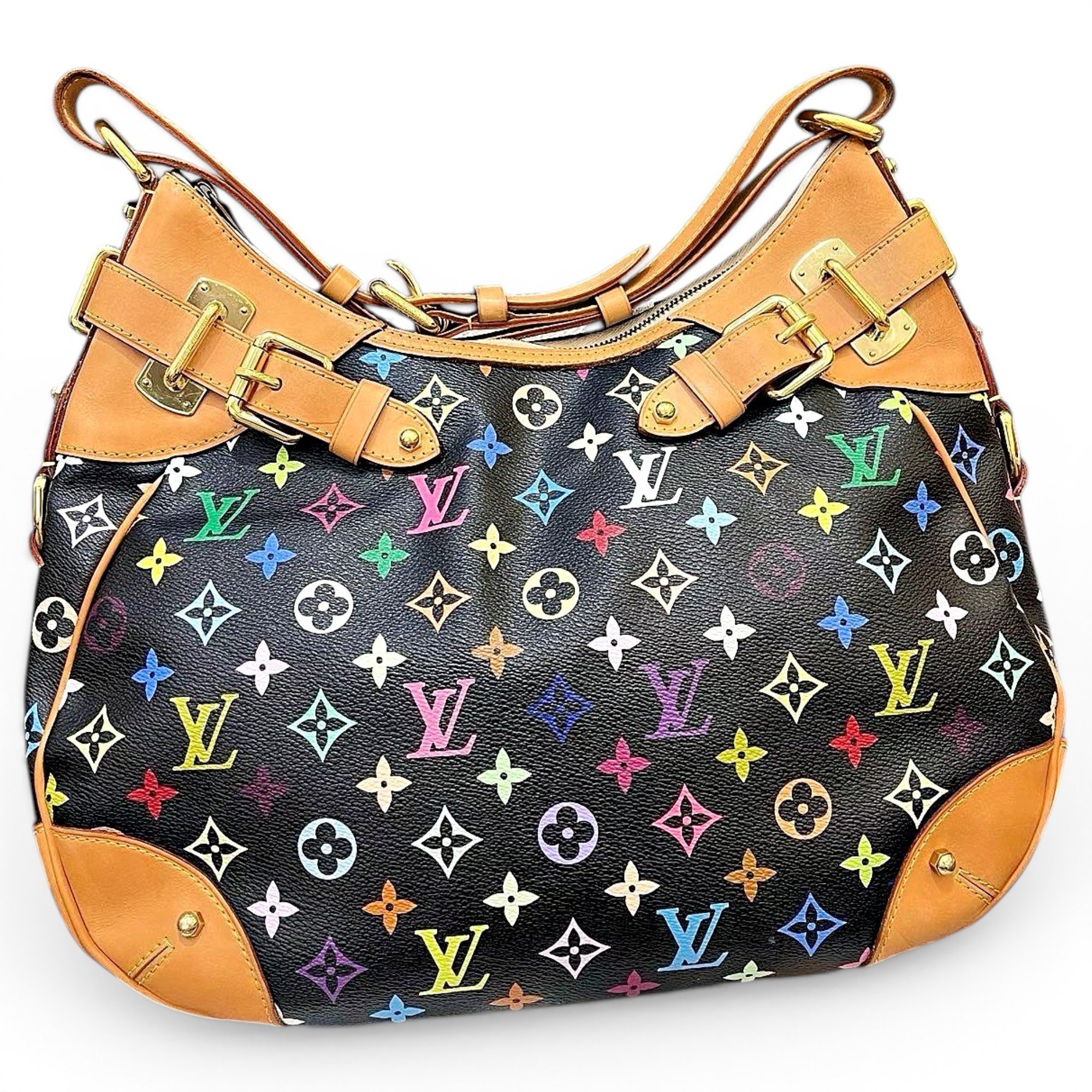 Greta leather handbag