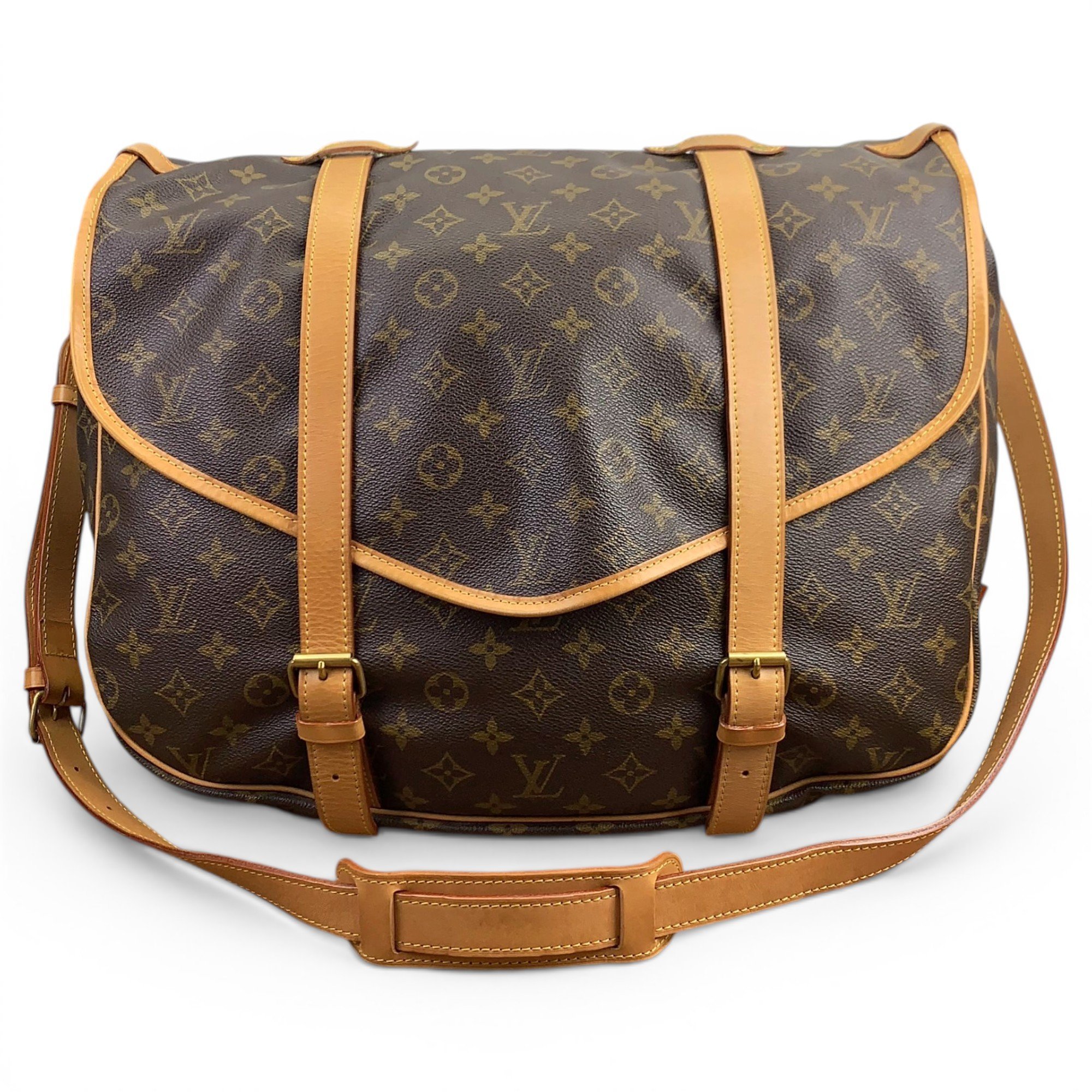 Saumur leather crossbody bag