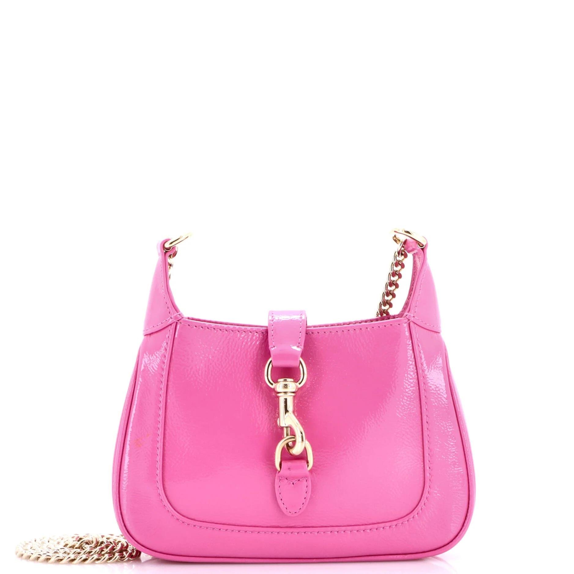 Jackie Notte patent leather handbag