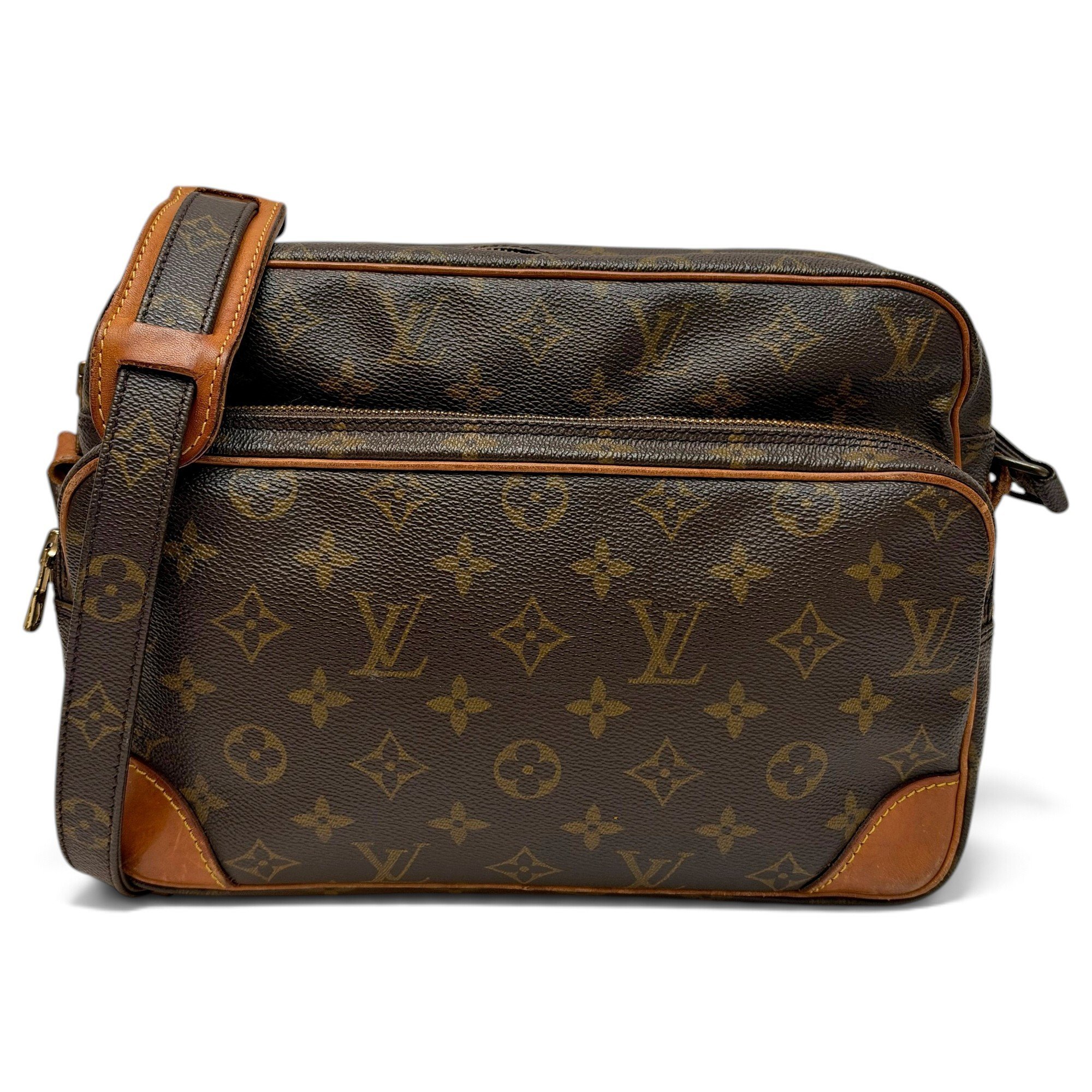Nile leather crossbody bag