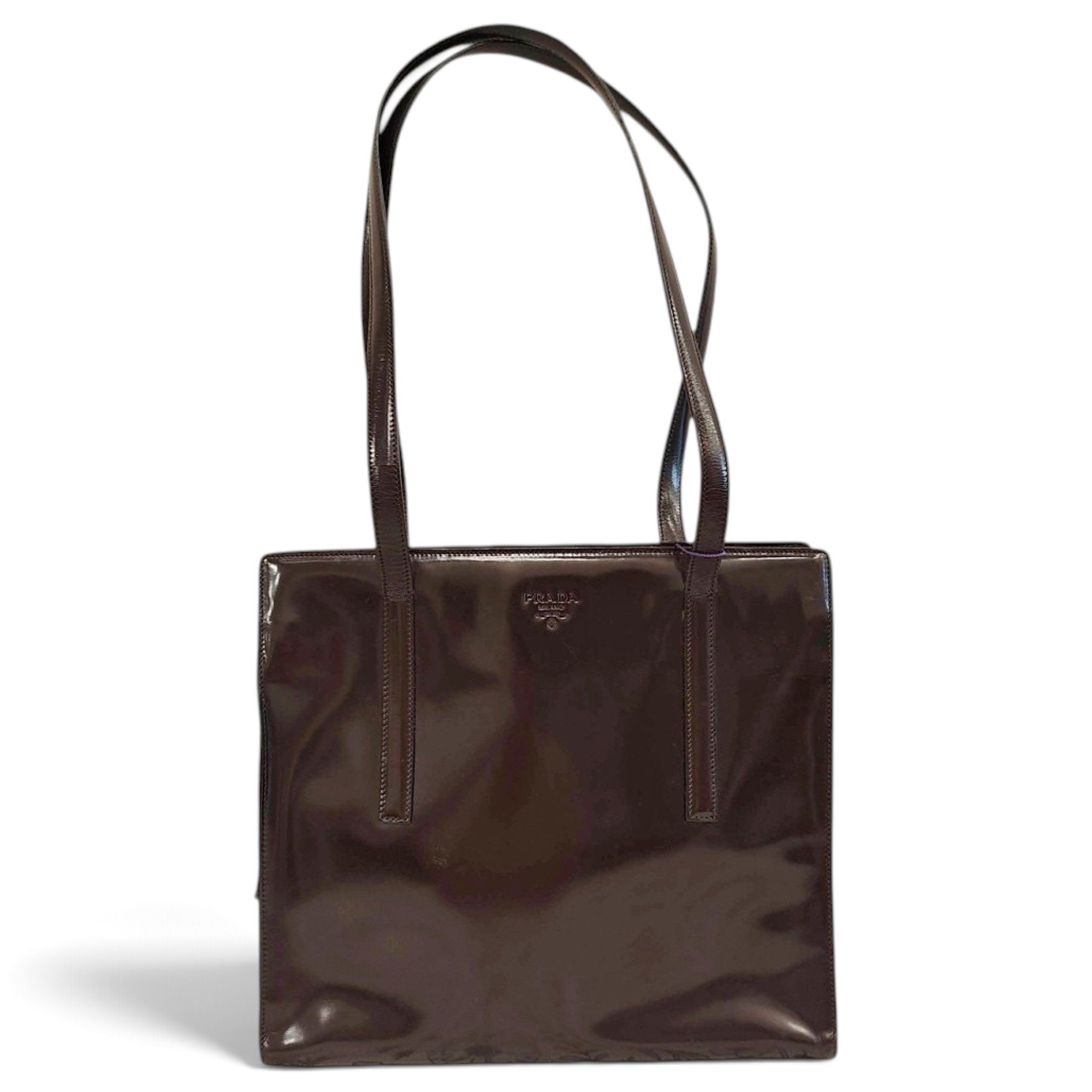 Darling patent leather handbag