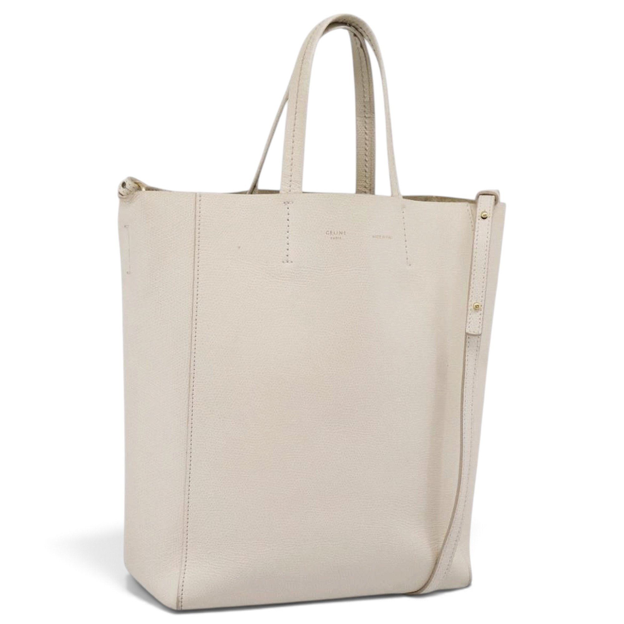 Cabas leather tote