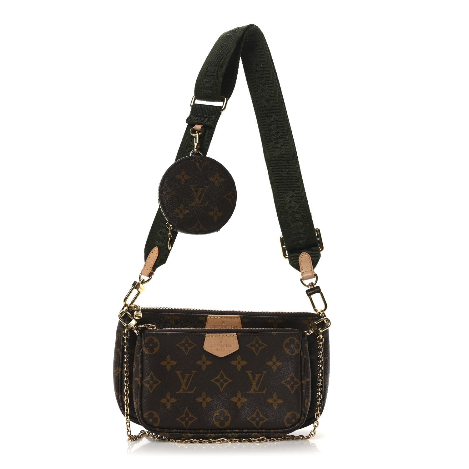 Louis Vuitton Monogram Multi Pochette Accessories Kaki