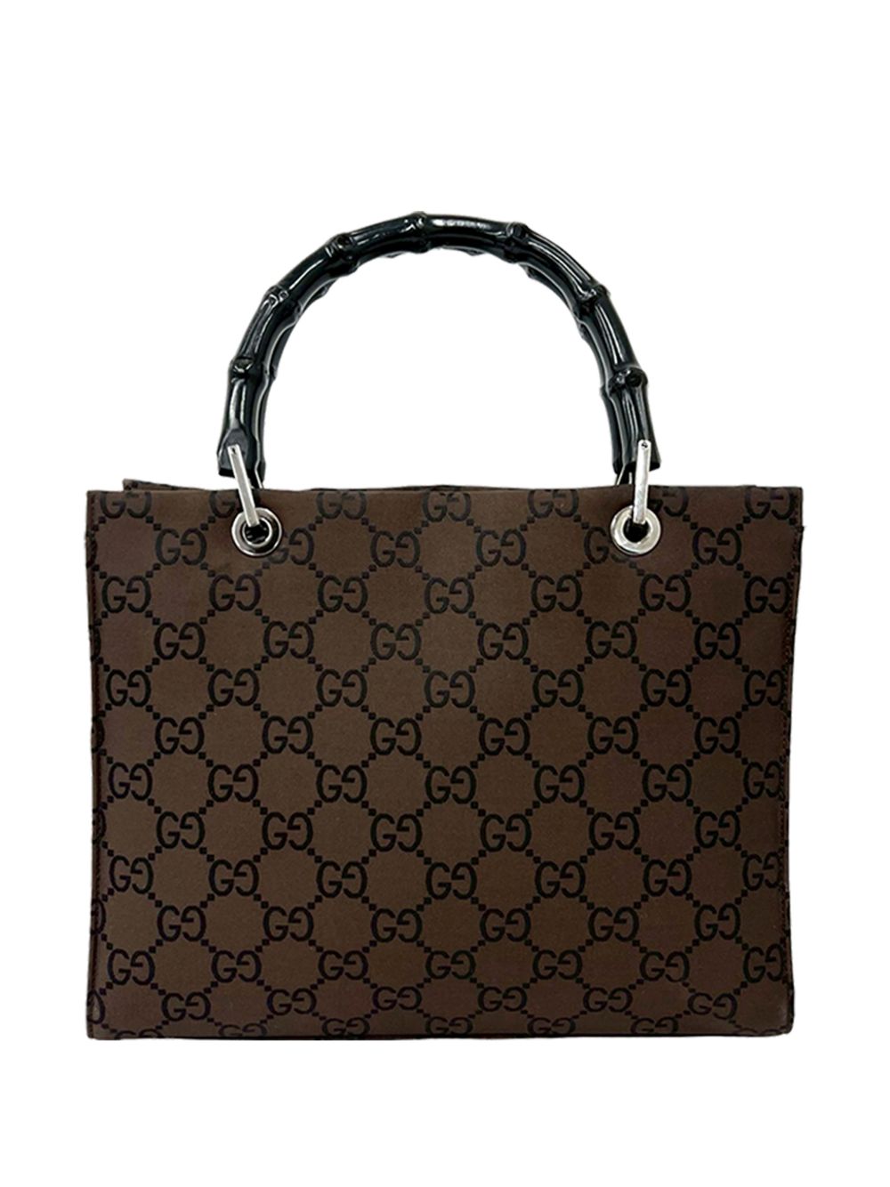 20th Century GG Nylon Bamboo satchel