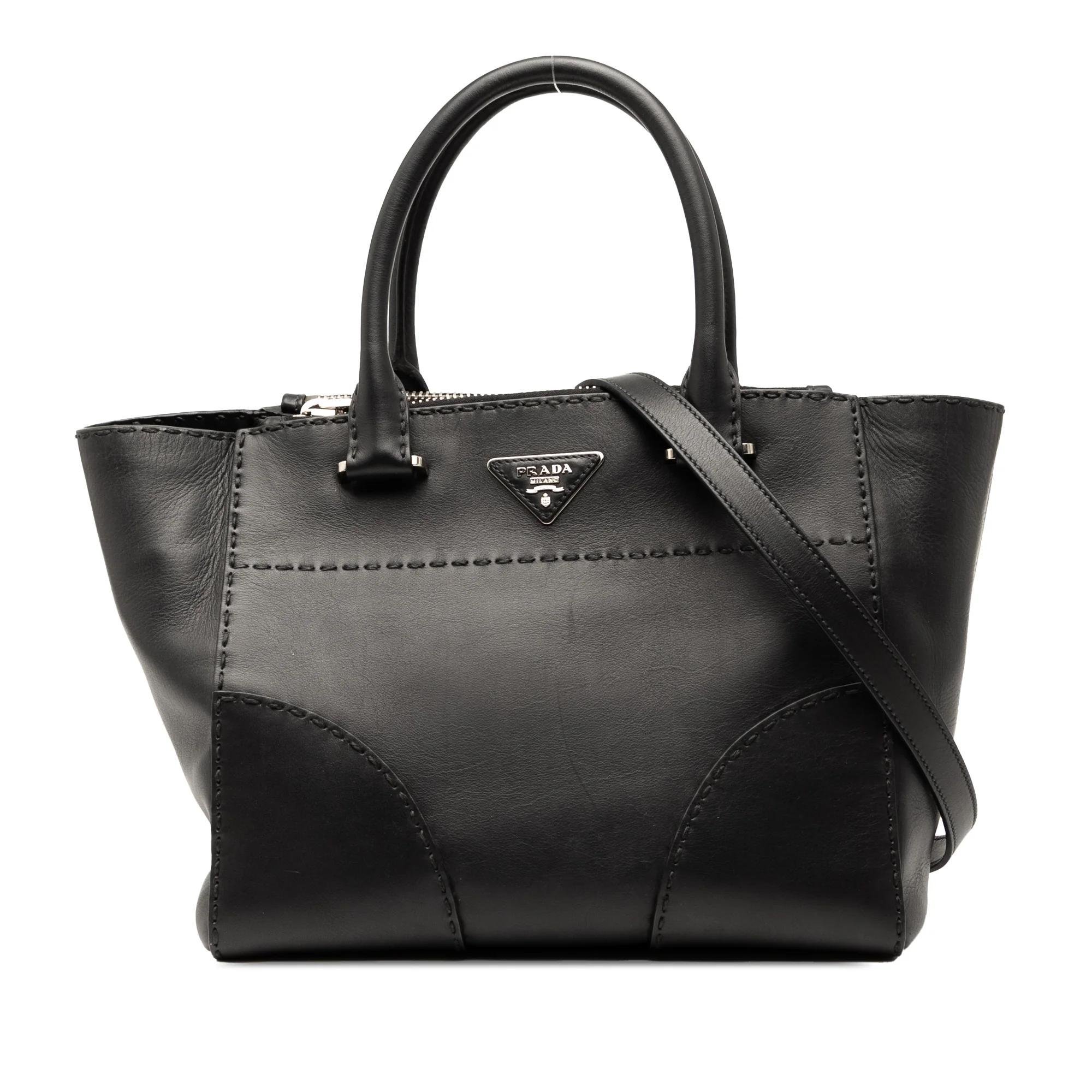 Leather satchel