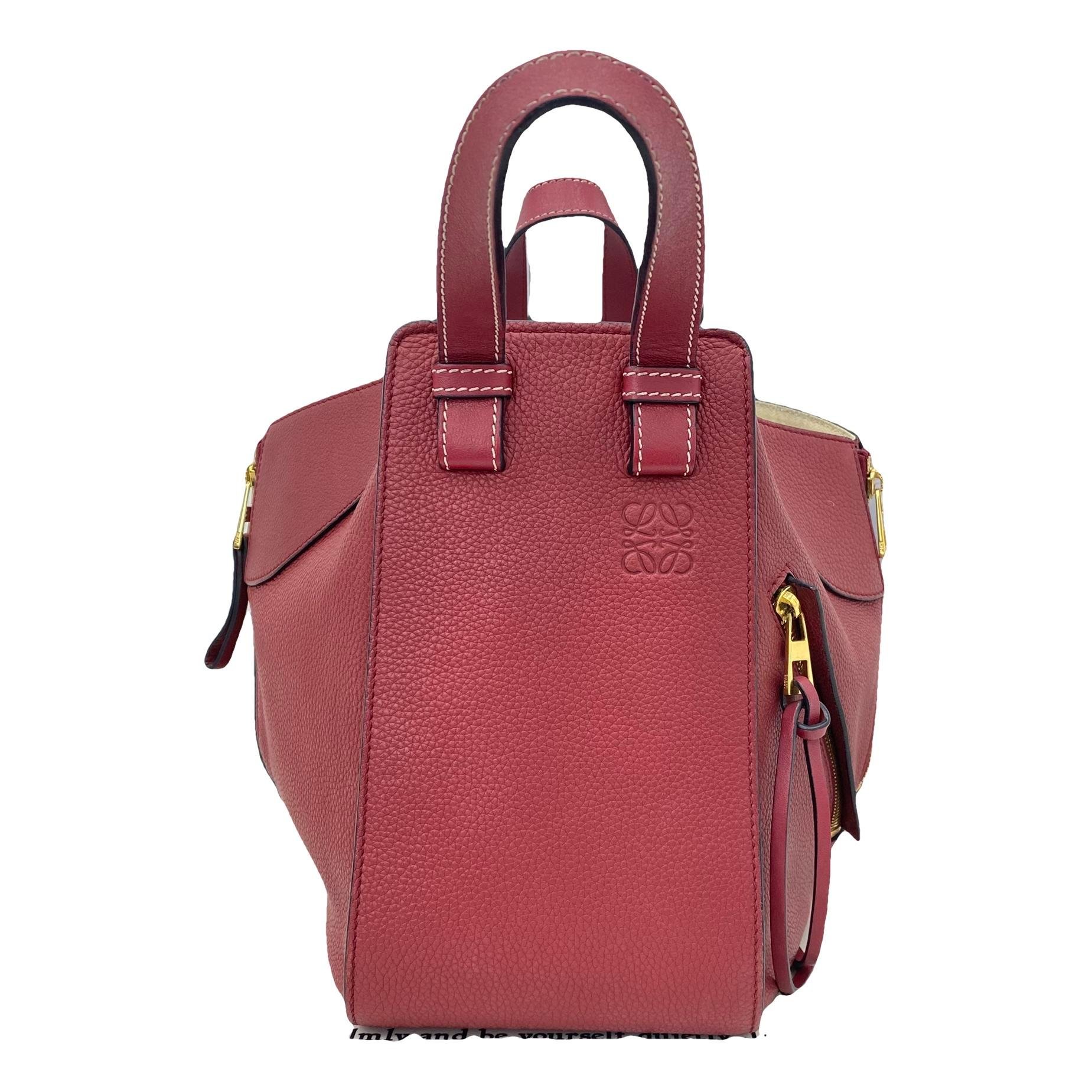 Hammock leather handbag