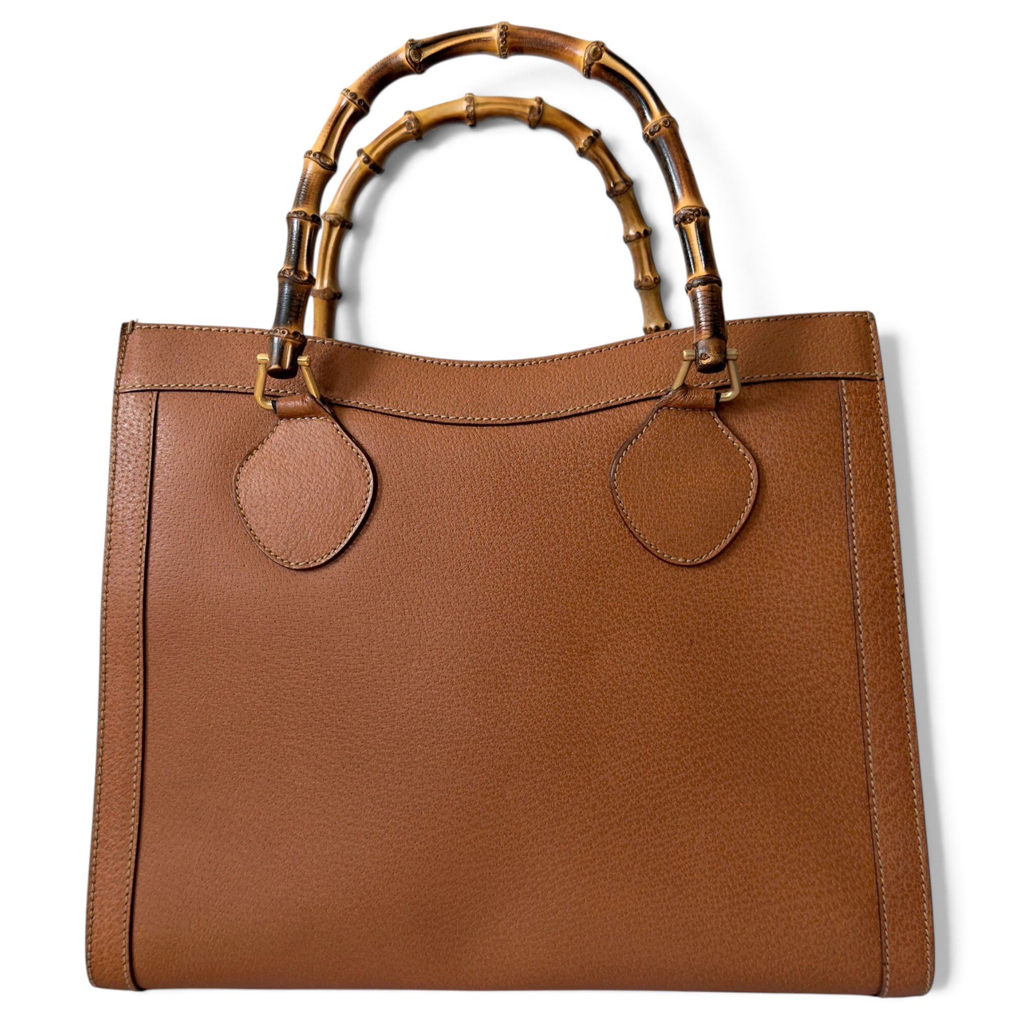 Diana Bamboo leather tote