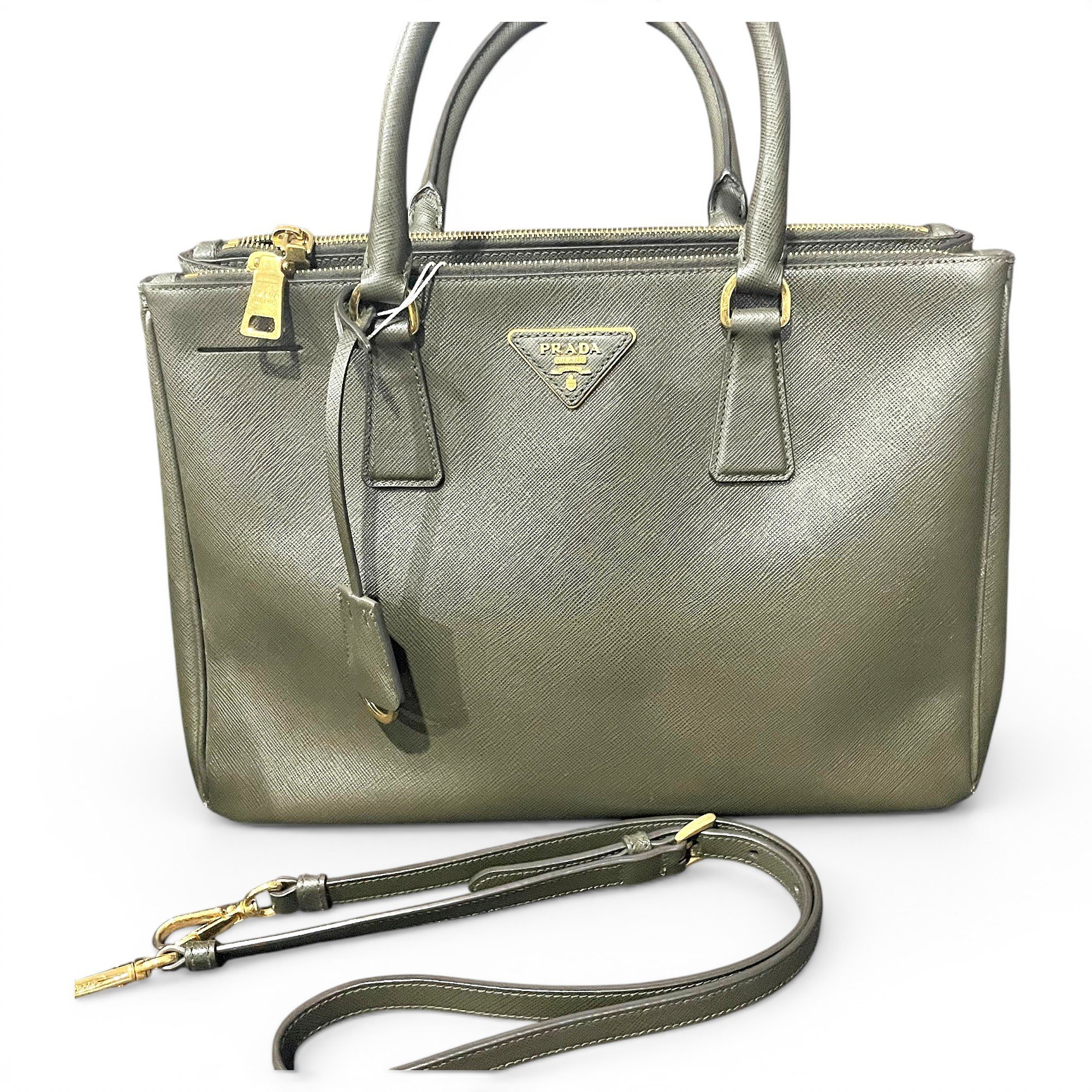 Galleria leather handbag