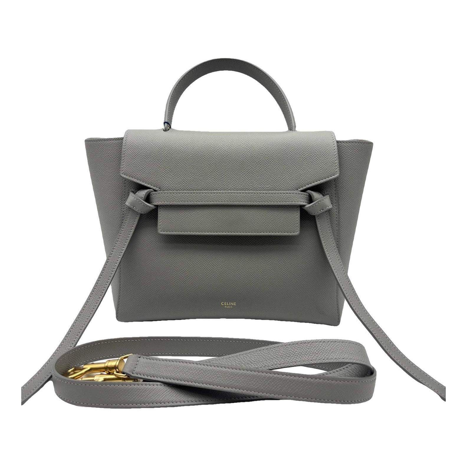 Belt leather handbag