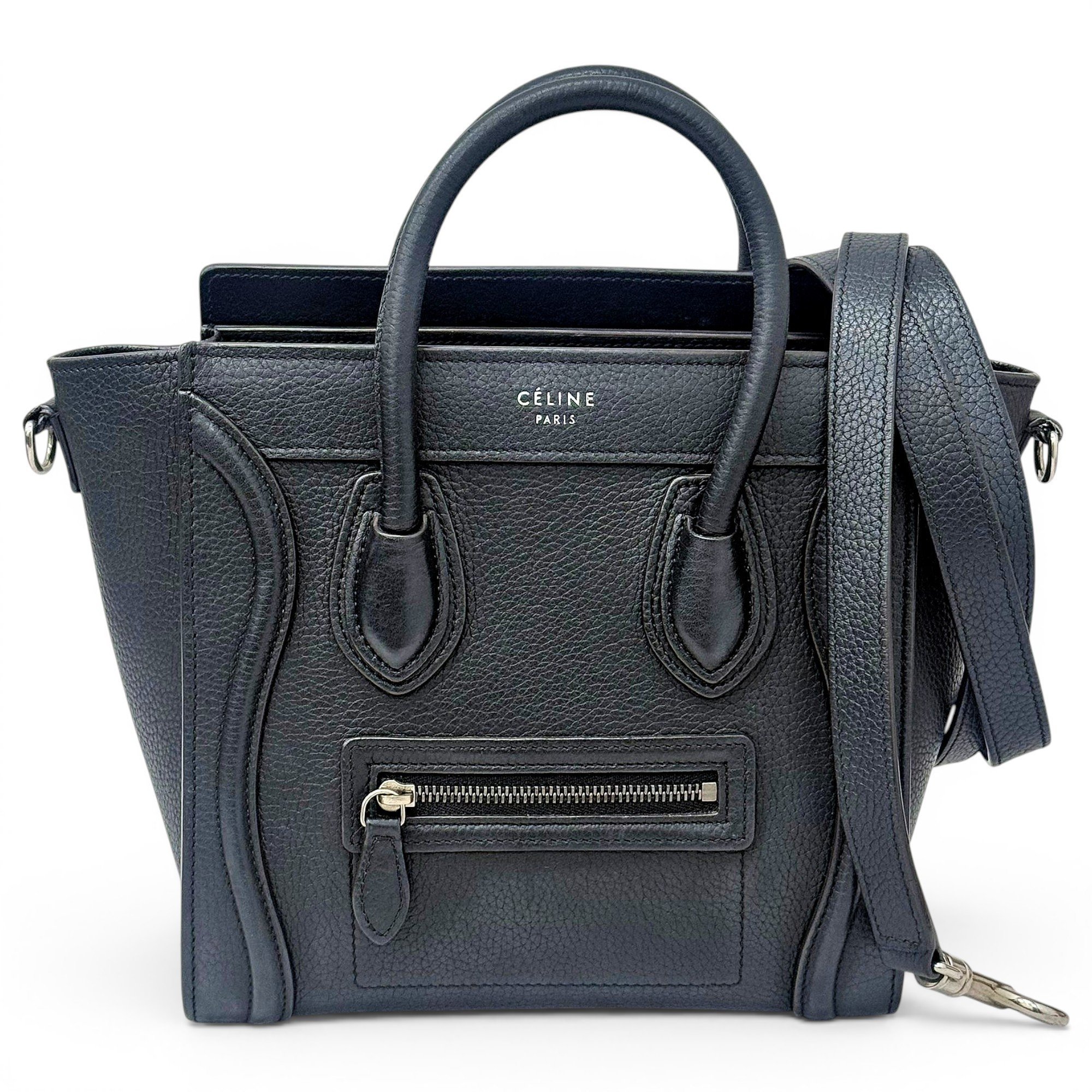 Nano Luggage leather handbag