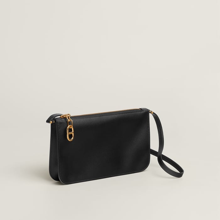 Noir Zipengo Chaine d'Ancre to Go Pouch