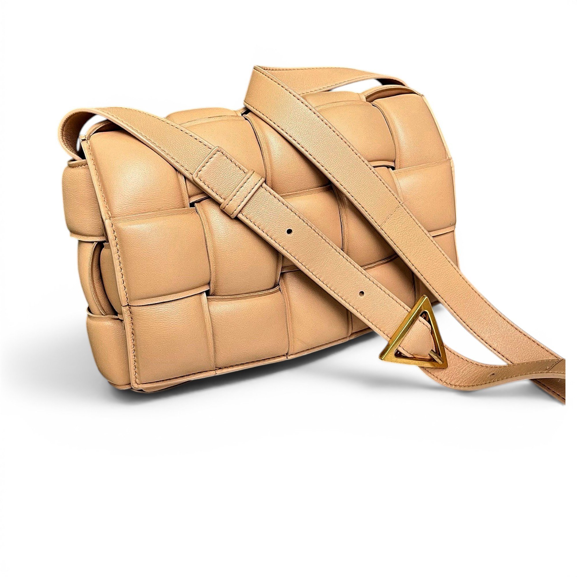 Cassette Padded leather handbag