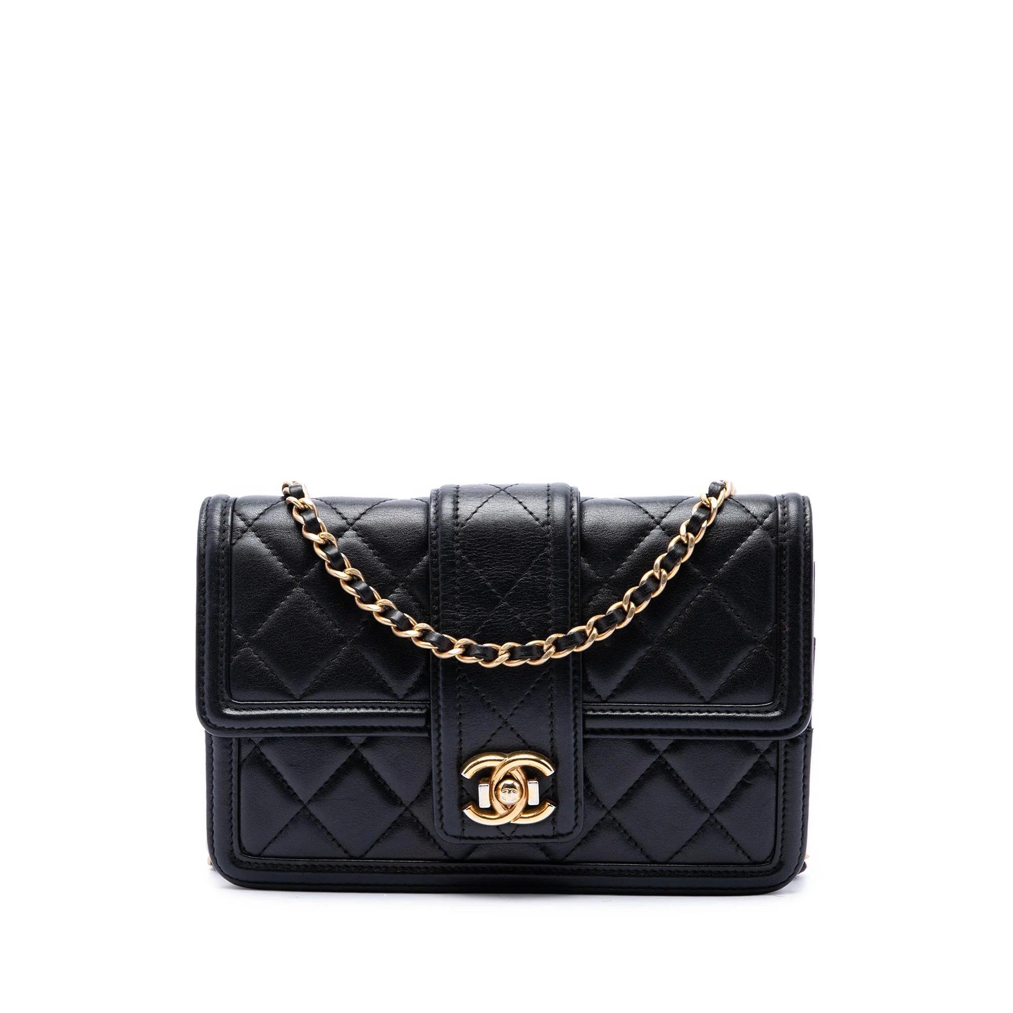Wallet On Chain Timeless/Classique pony-style calfskin handbag