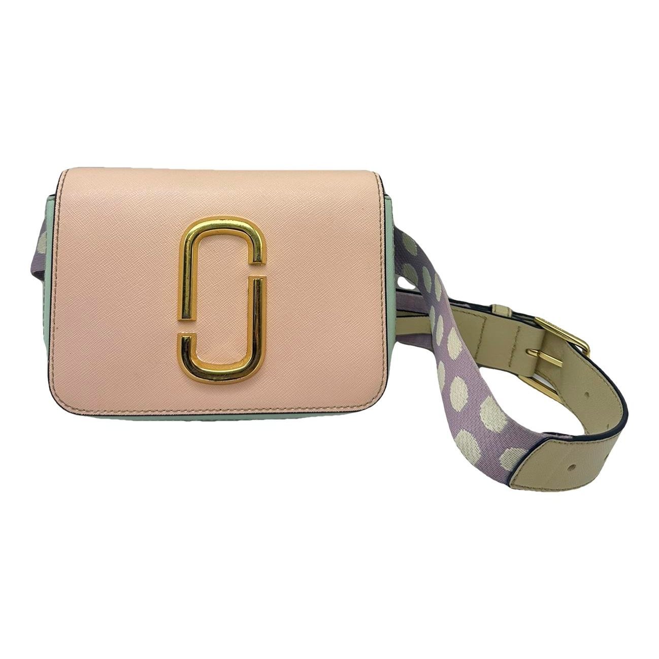 Snapshot leather handbag
