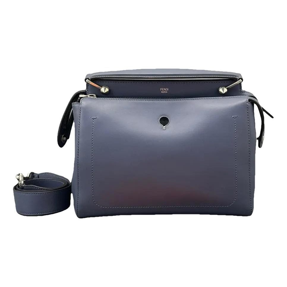 Dot Com leather crossbody bag