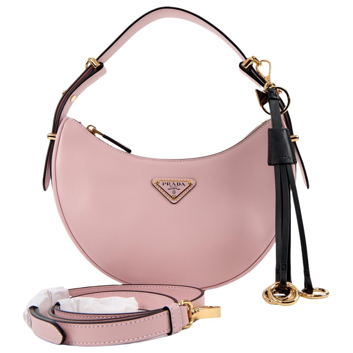 Arqué leather handbag