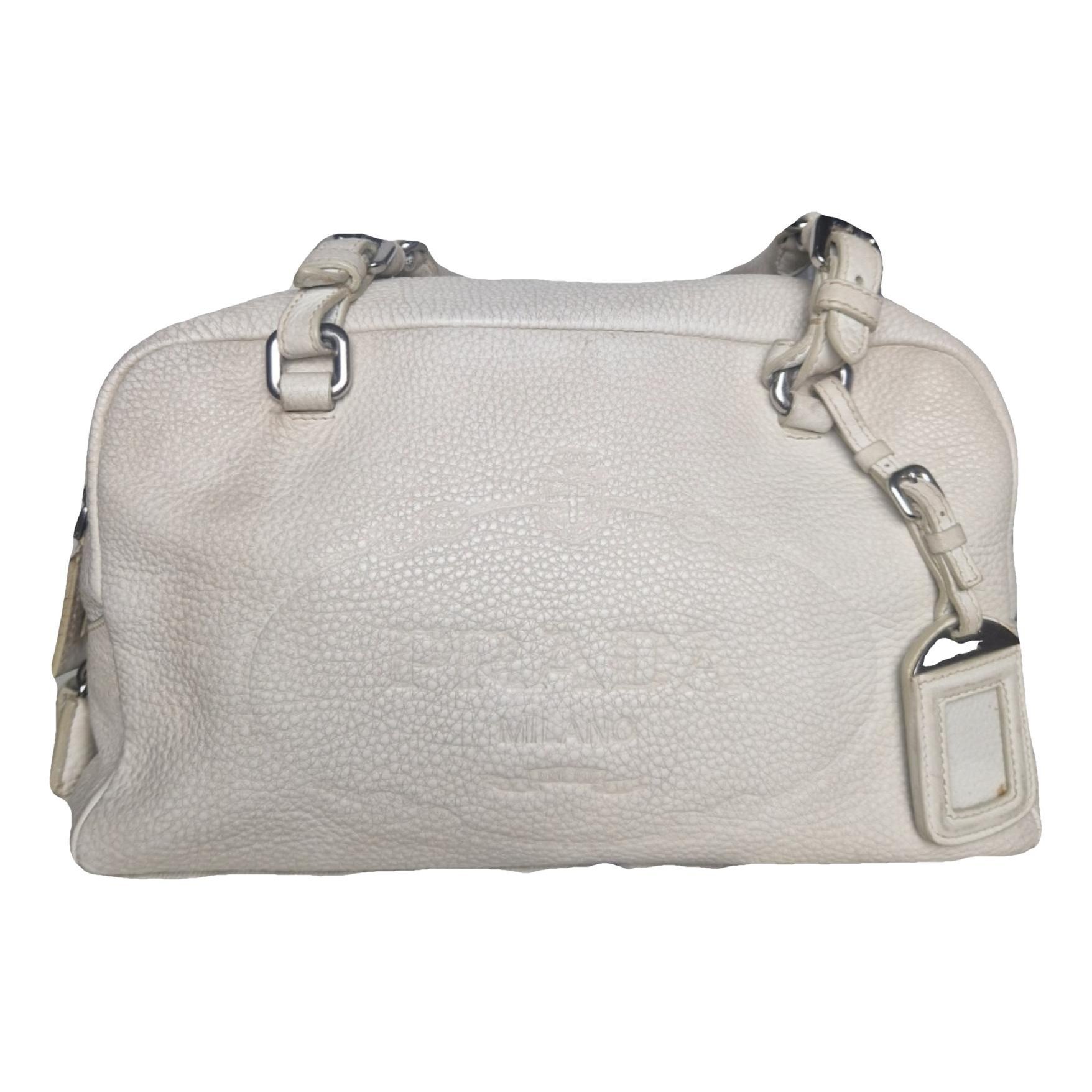 Leather bowling bag