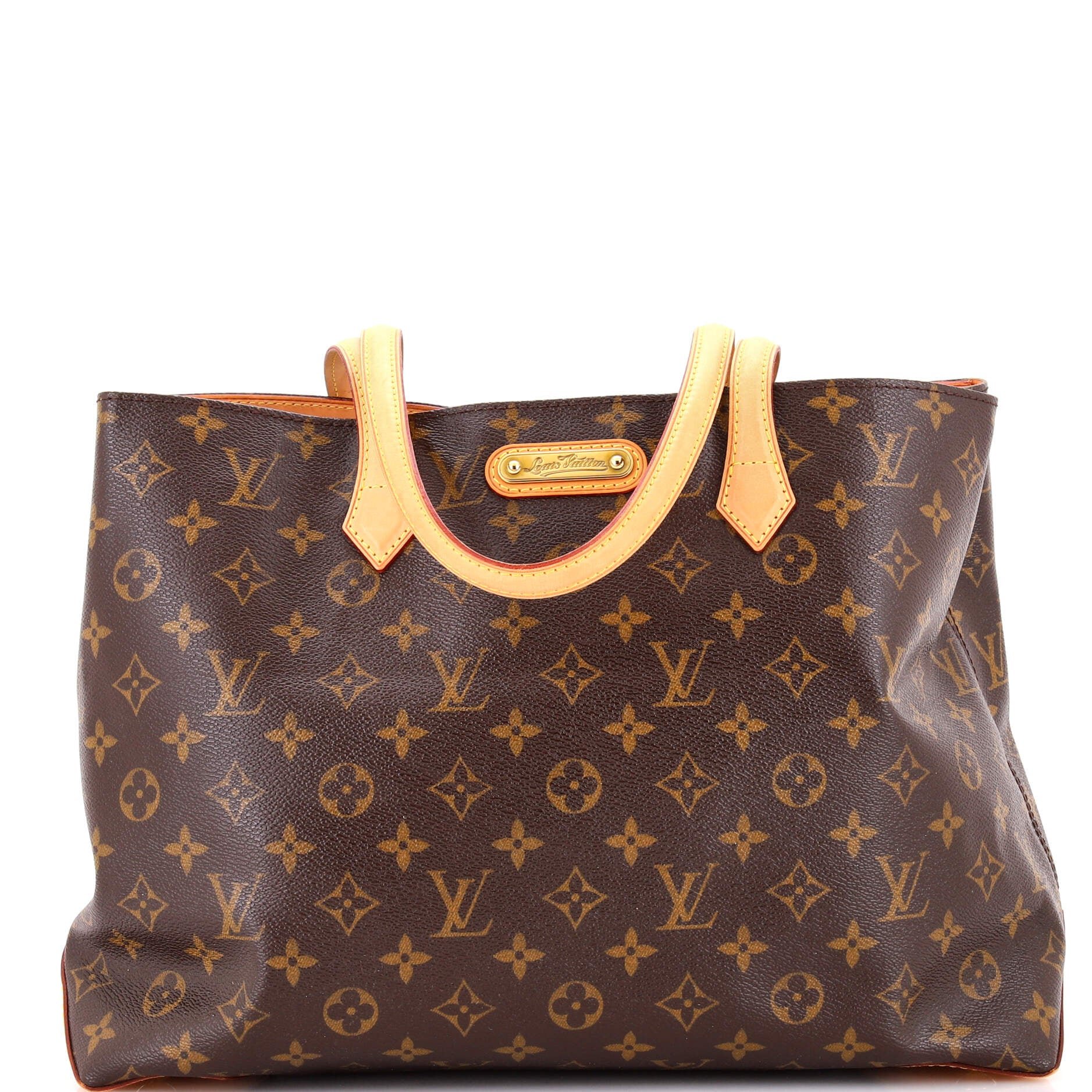 Wilshire Handbag Monogram Canvas MM