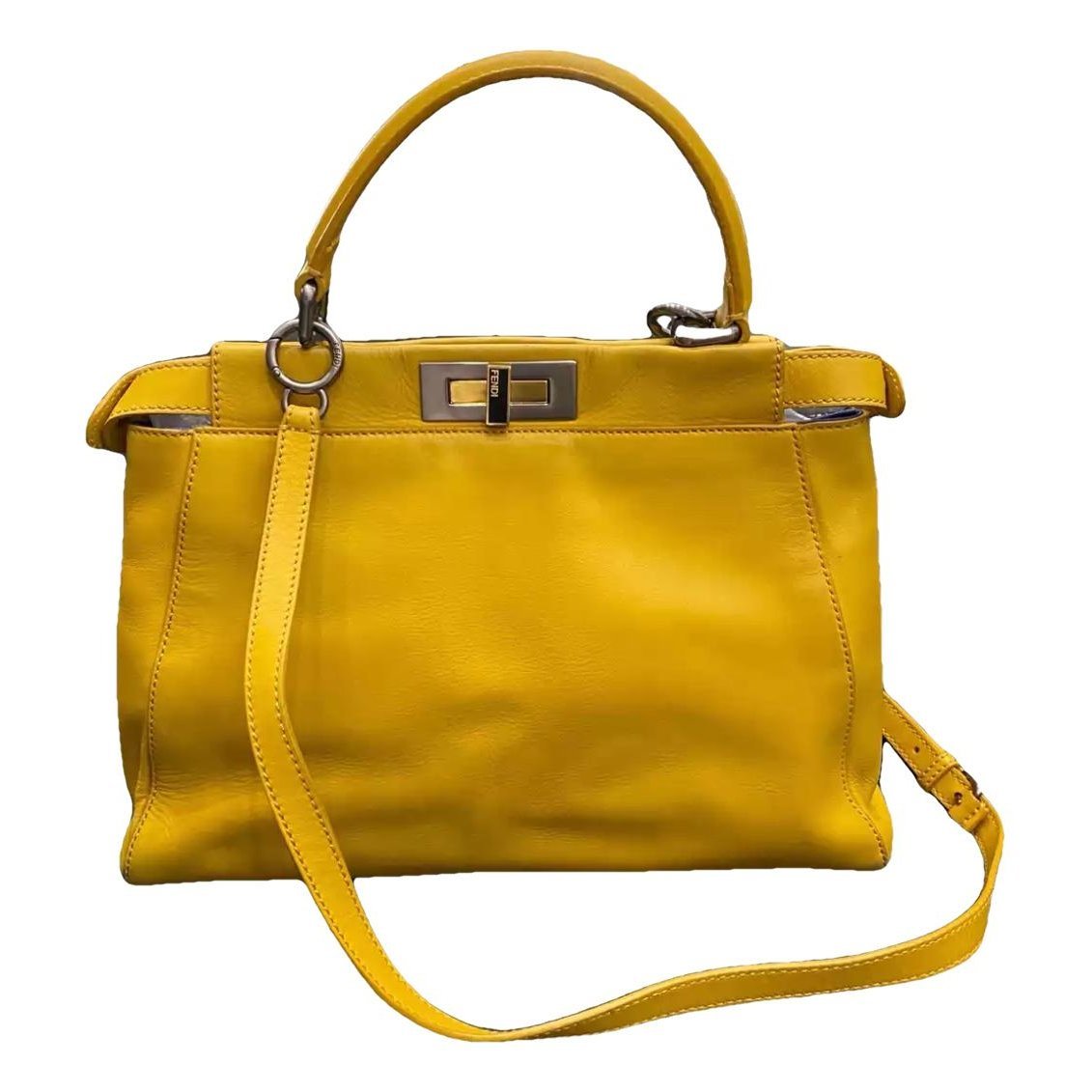 Peekaboo leather handbag